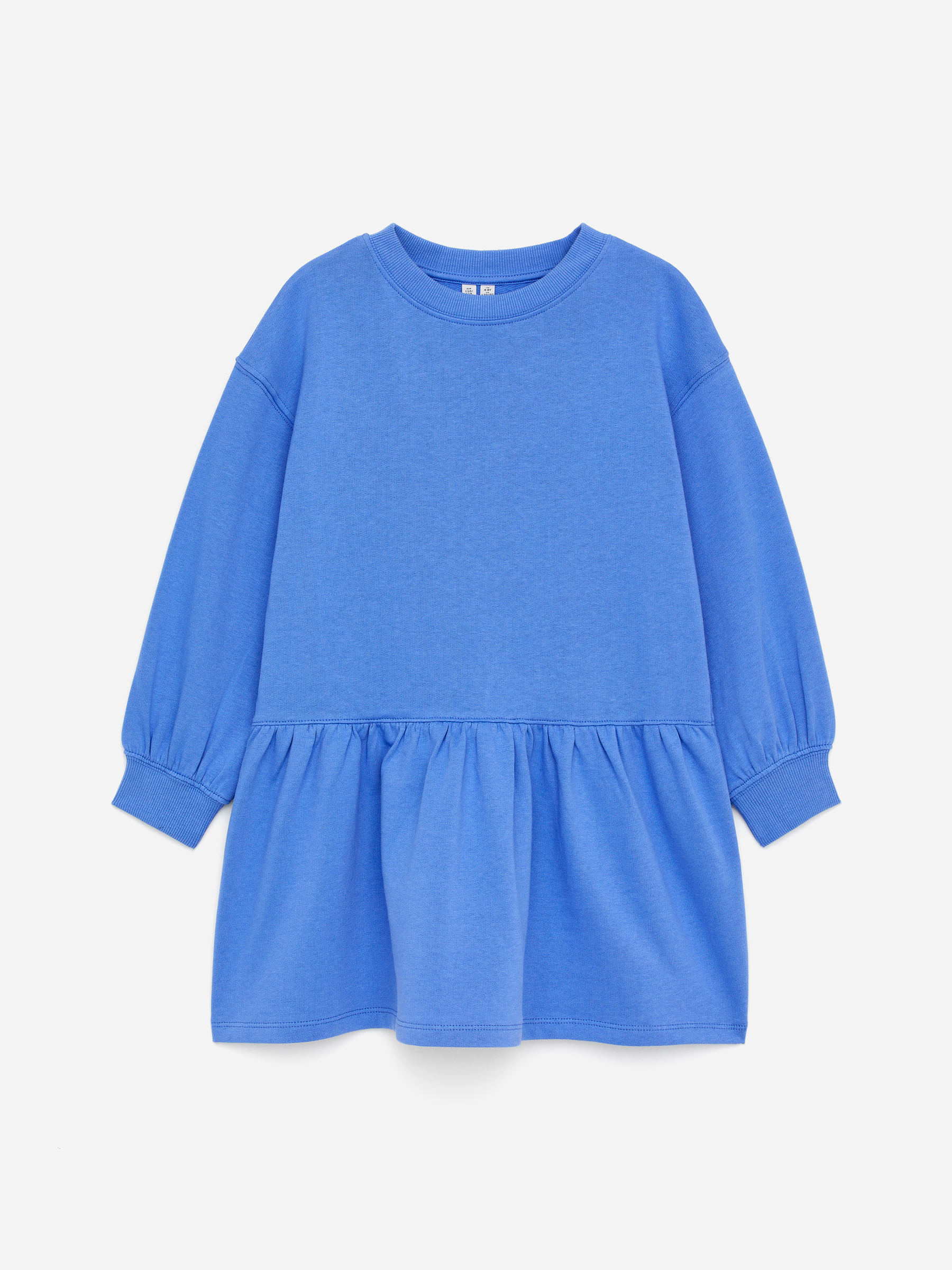 Oversized Sweatshirt Dress-#657CBE-16754