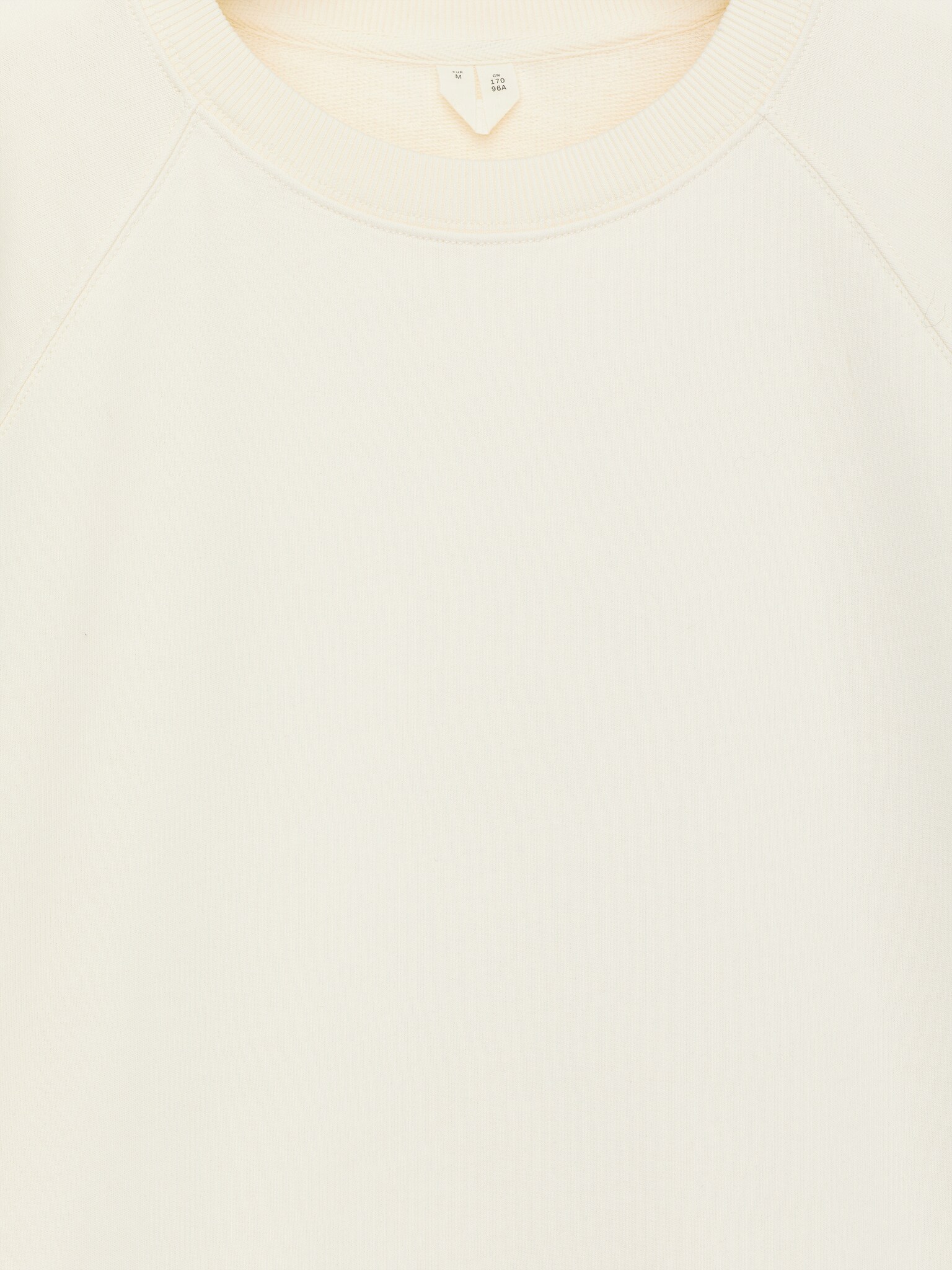 Sweat en tissu éponge - Blanc cassé/Rose pâle/Bleu/Gris chiné/Rouge foncé - 3