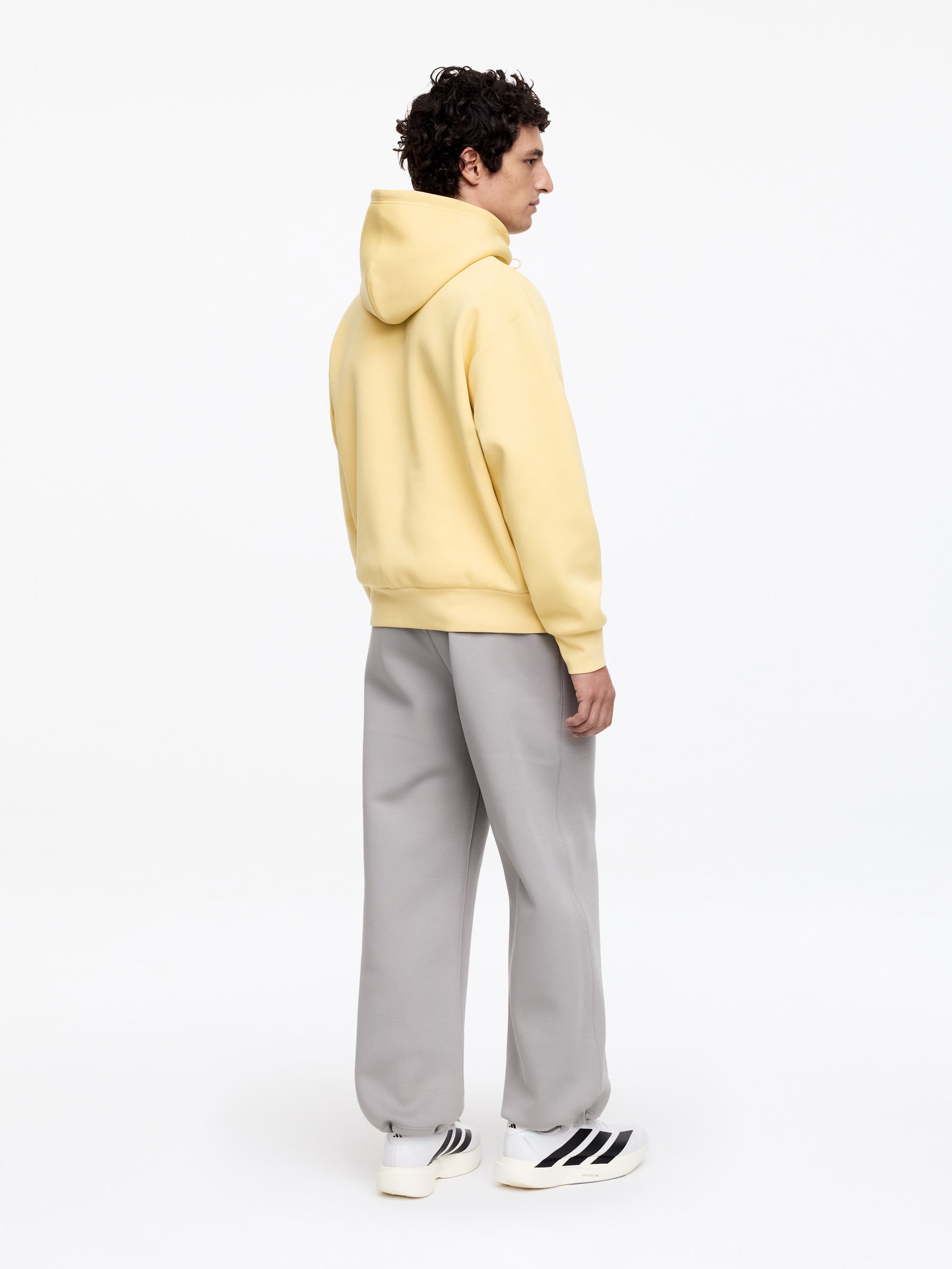 Bluza z kapturem - Żółty - Luźny fason - Men - StillMedia/Lookbook - 4