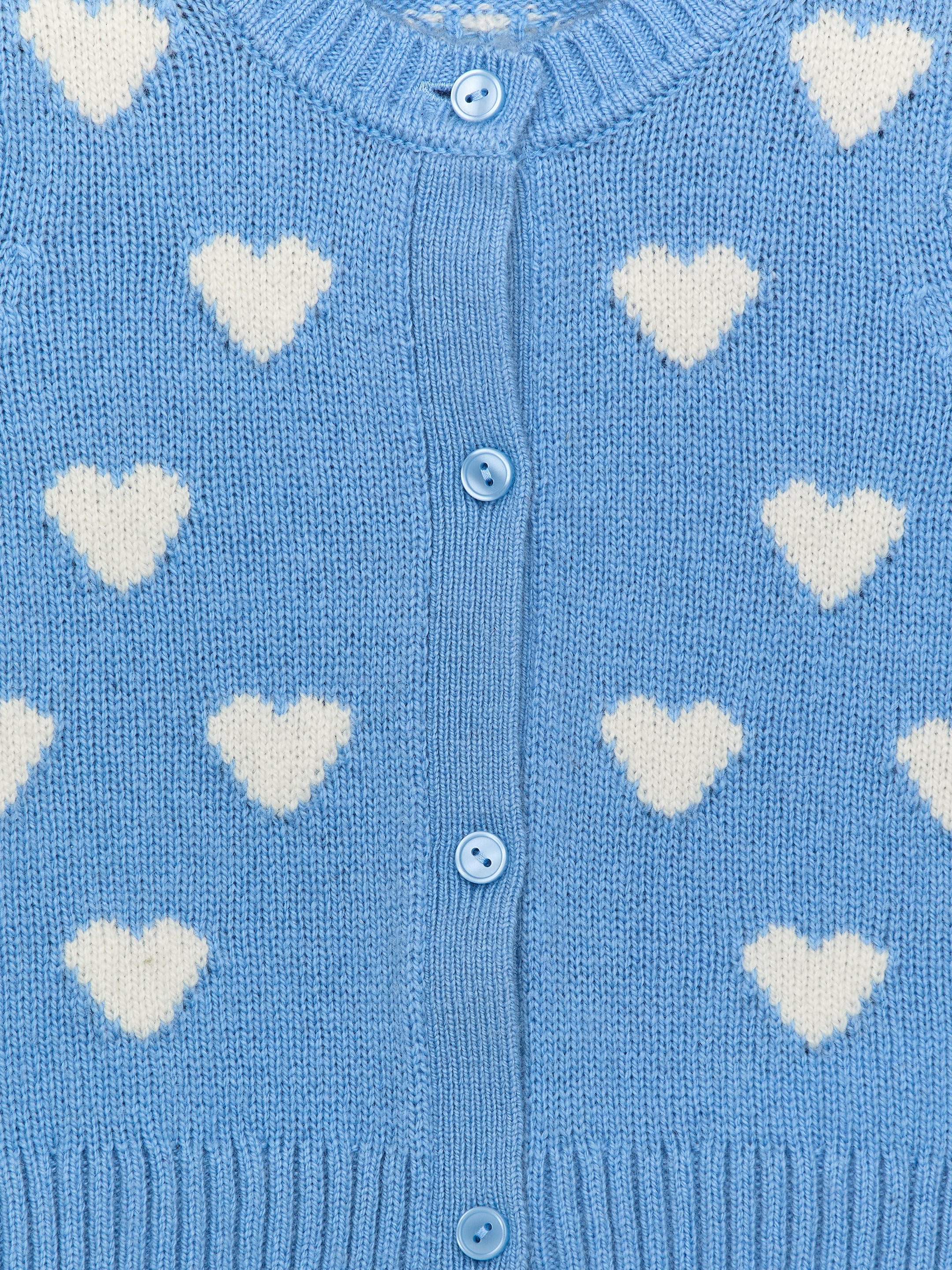 Gilet en laine - Bleu/Cœurs - Regular fit - Enfant - StillMedia/DescriptiveDetail - 1