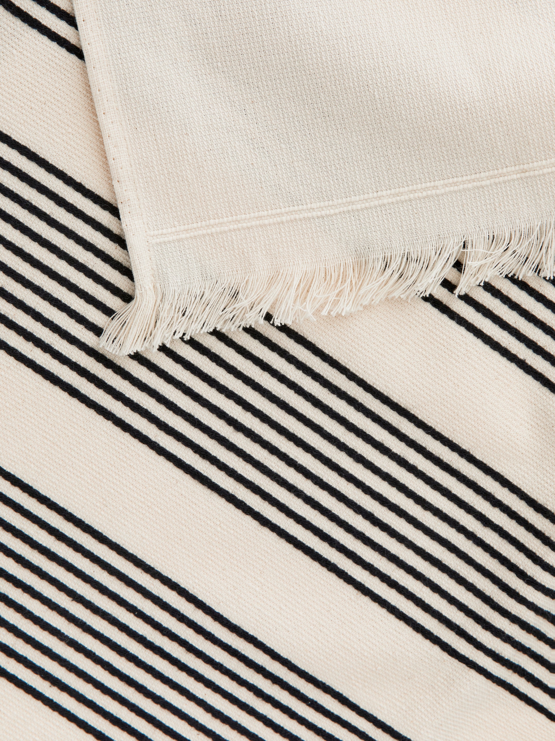 Bath Towel 100 x 180 cm - Off White/Black - Homeware - StillMedia/DescriptiveDetail - 2