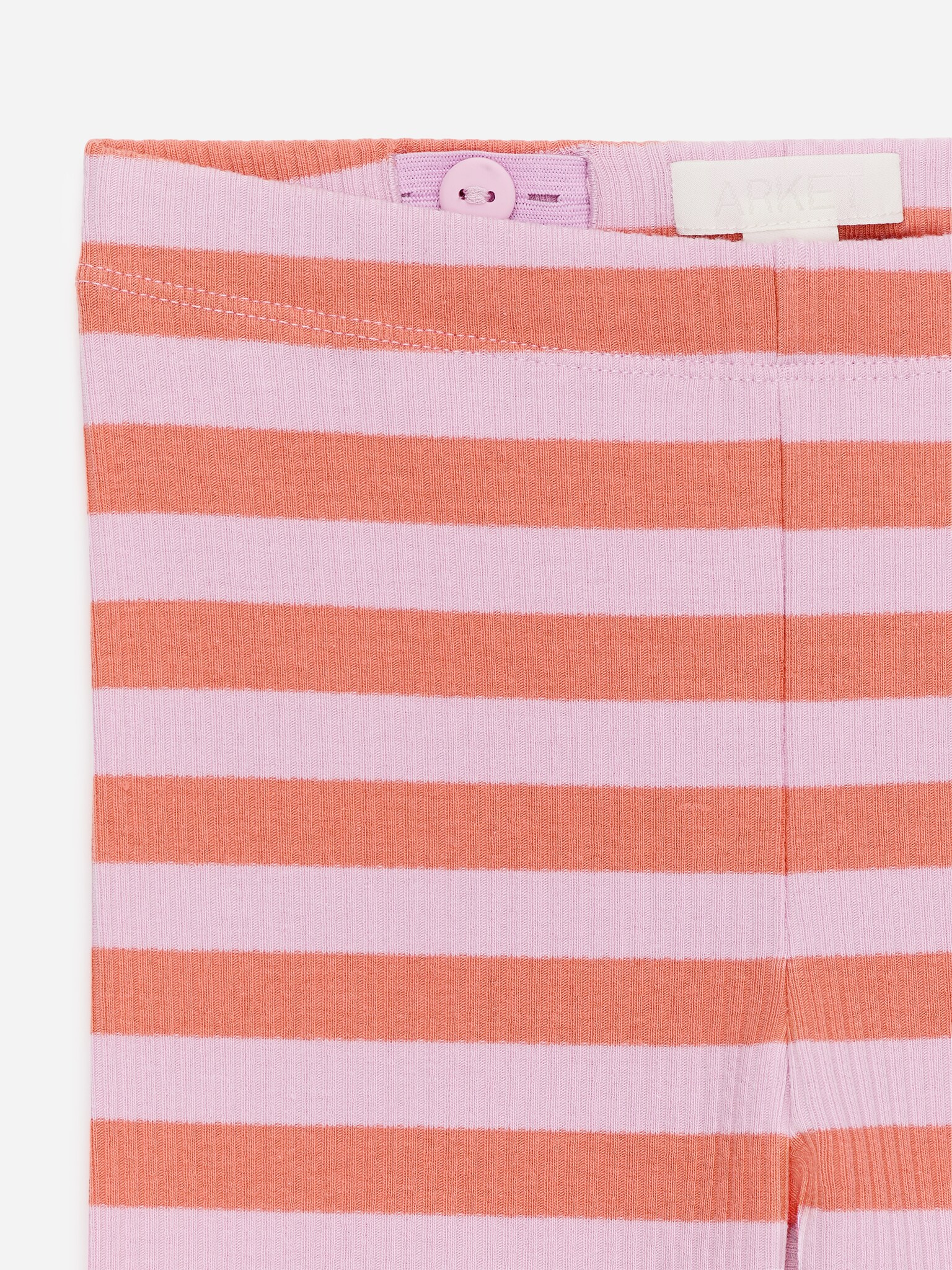 Ribbade leggings - Rosa/orange/Blå/vinröda hjärtan/Rosa/fåglar/Mörkblå/rosa blommor/Rosa/röda hjärtan/Lila/röd - 2