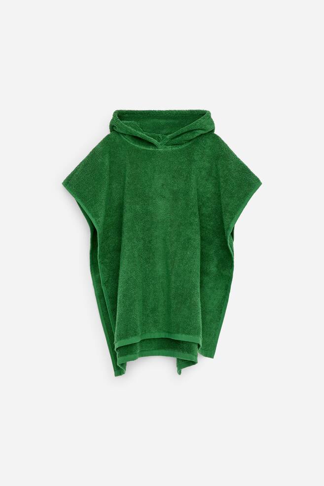 Hooded Towel - Green - 1