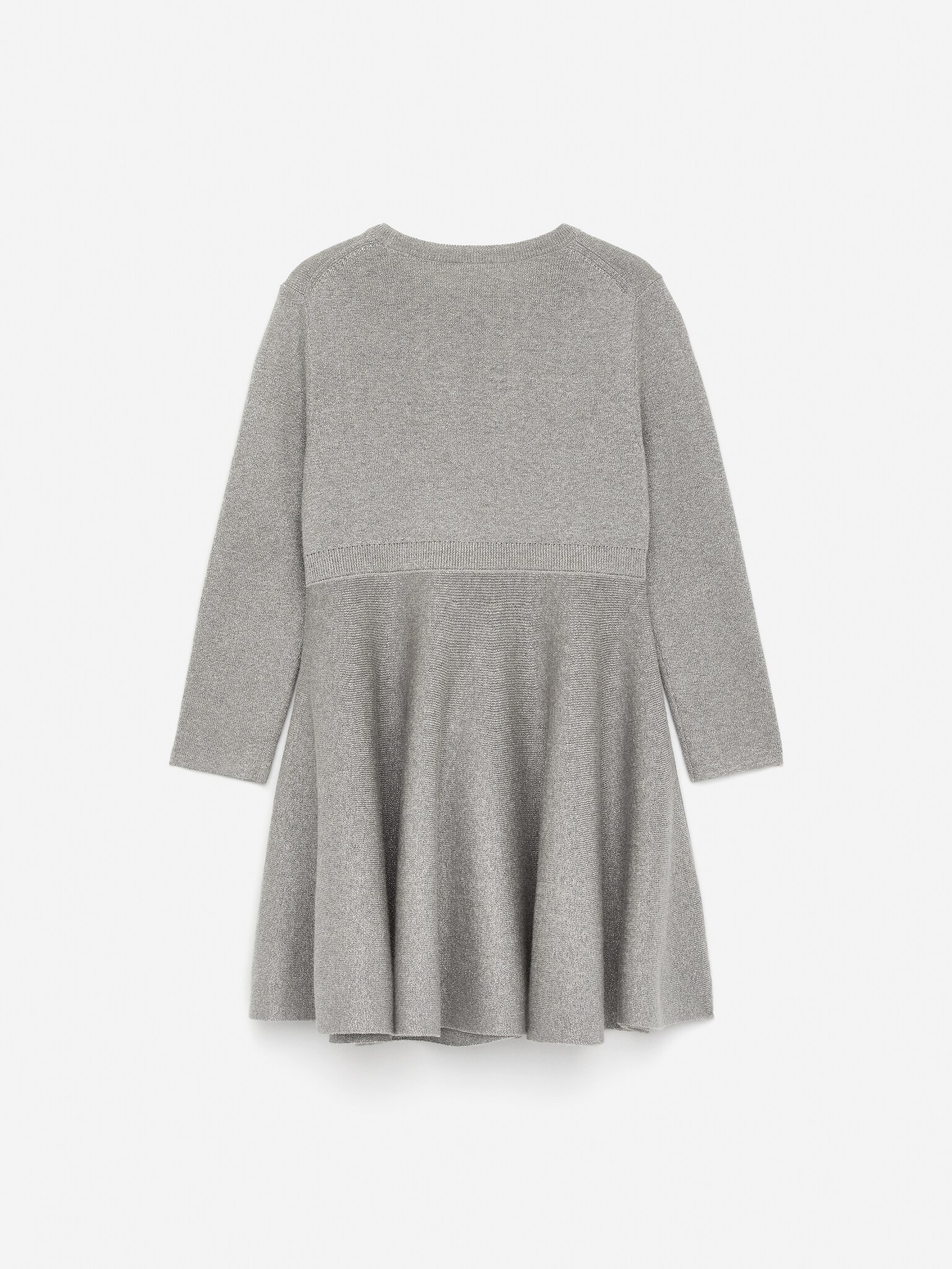Knitted Dress - Grey - 2