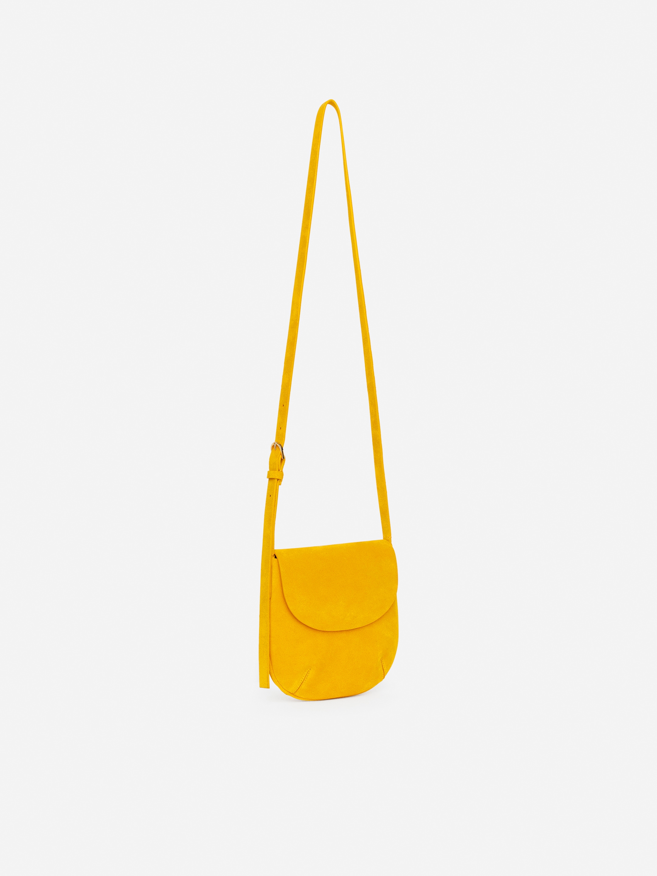 Vis større bilde: Crossbody-veske i lær - Gul - DAME | H&M NO 4