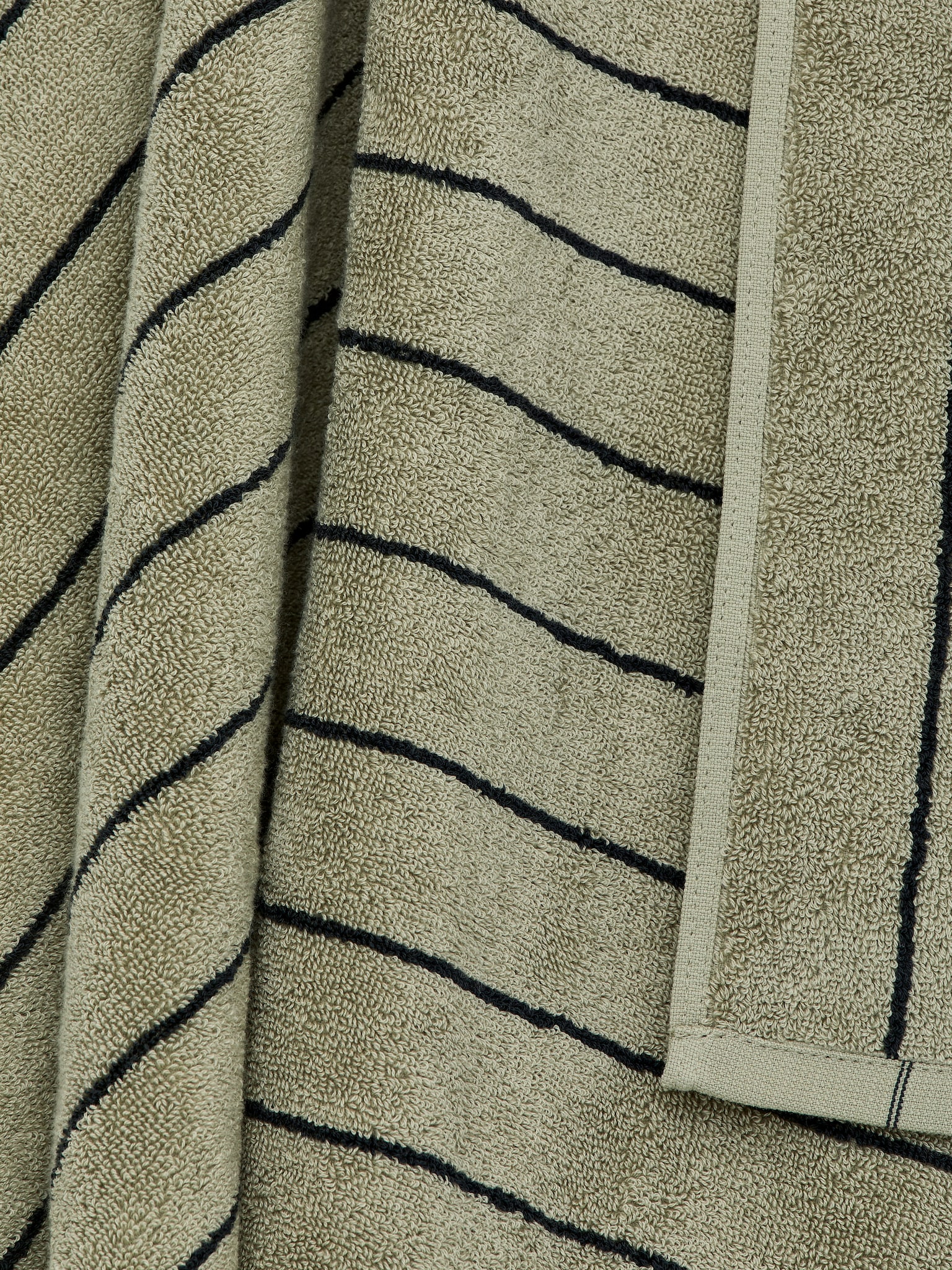 Osuška 70 x 140 cm - šalvějová/černá/Off White/Černá/Tmavě šedá/Béžová/Bílá - 3