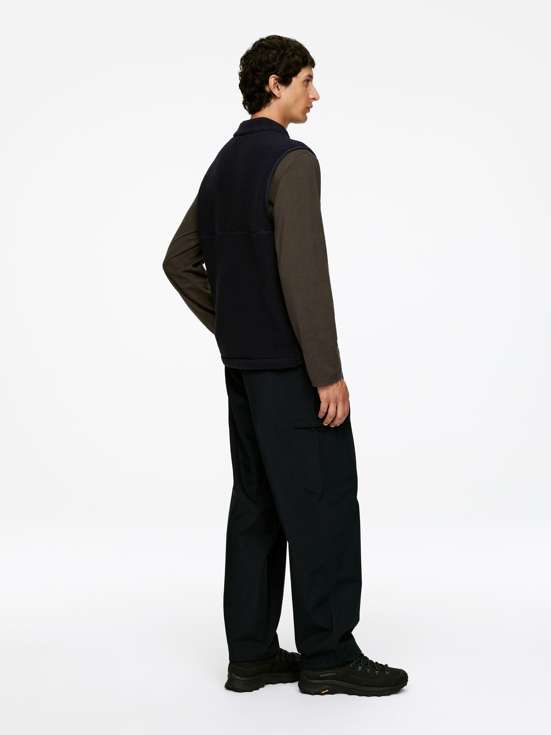 Active Fleece Vest - Dark Blue - Regular fit - Men - StillMedia/Lookbook - 7