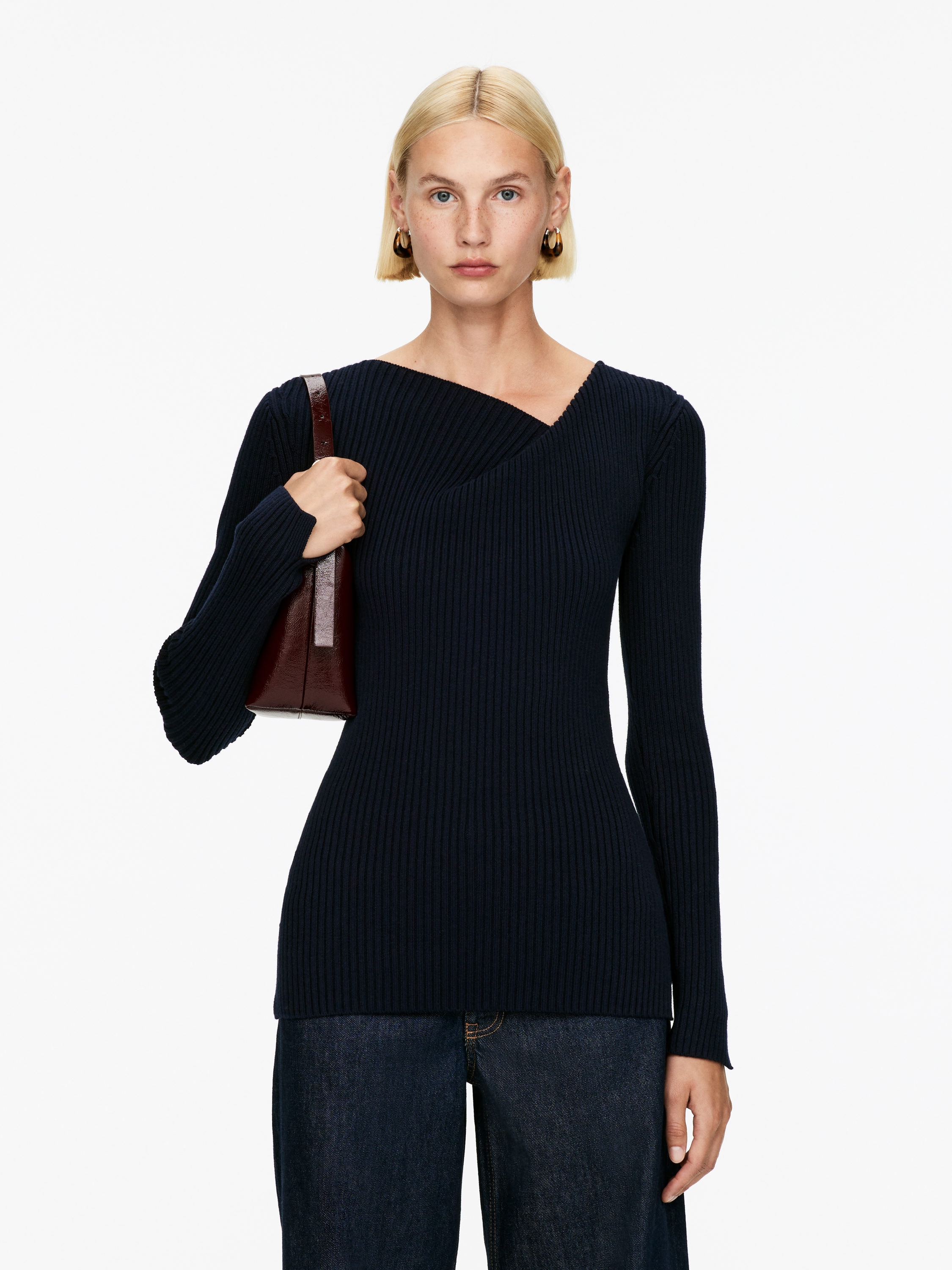 Rib-Knit Top