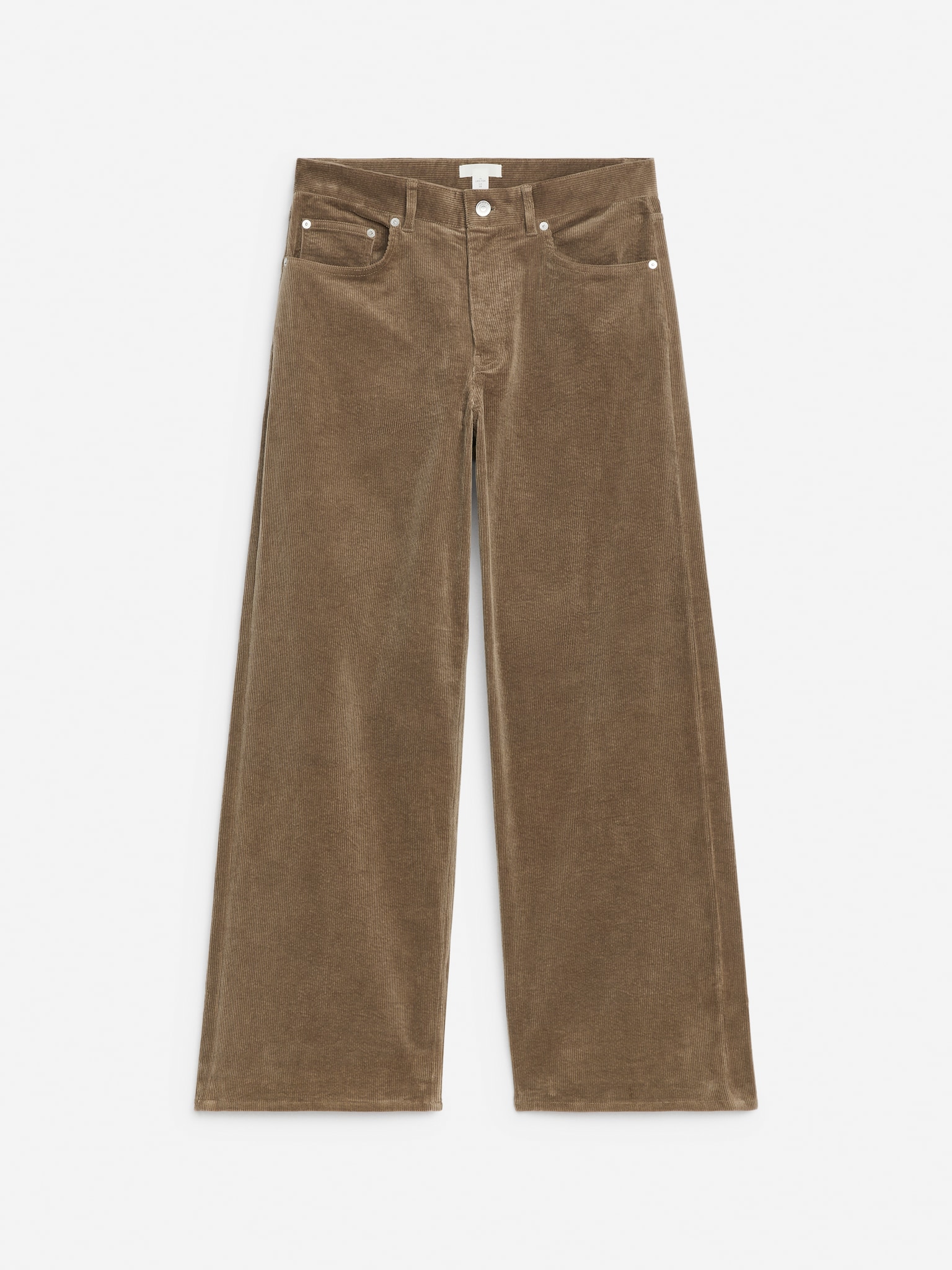 CLOUD Loose Wide Corduroy Jeans - Mole