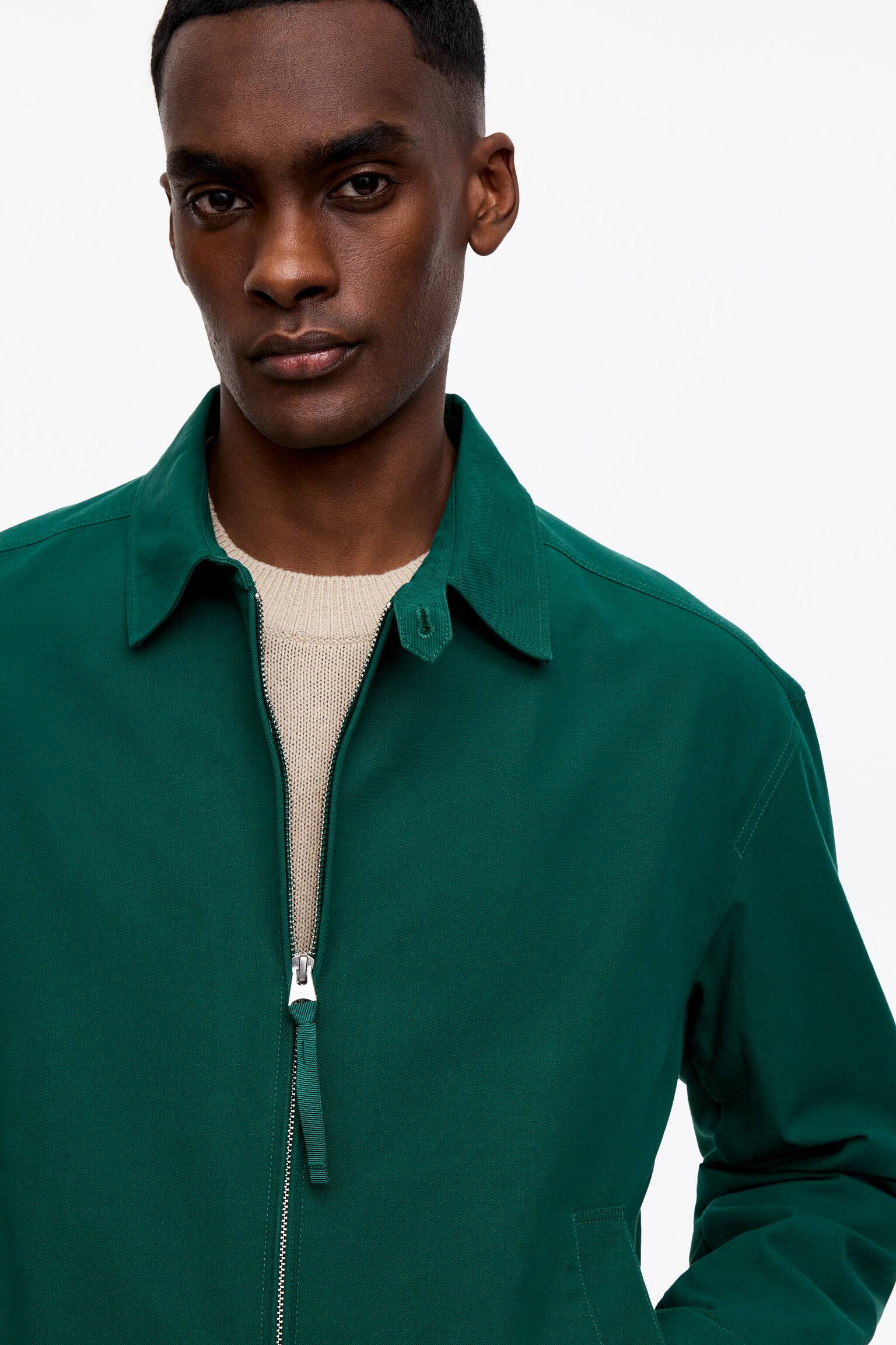 Blouson en coton - Vert/Jaune - 4