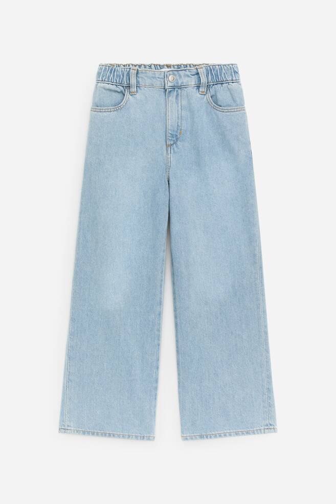 Weite Jeanshose - Hellblau/Dunkelblau/Schwarz/Lila/Blau/Rosa/Hellgrün/Schwarz/Gelb - 1