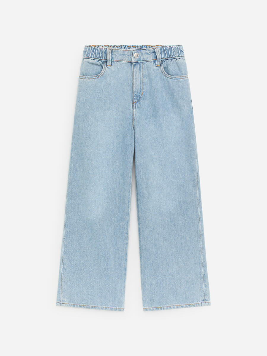 ARKET Girls  Wide Denim Trousers Blue,  size 140