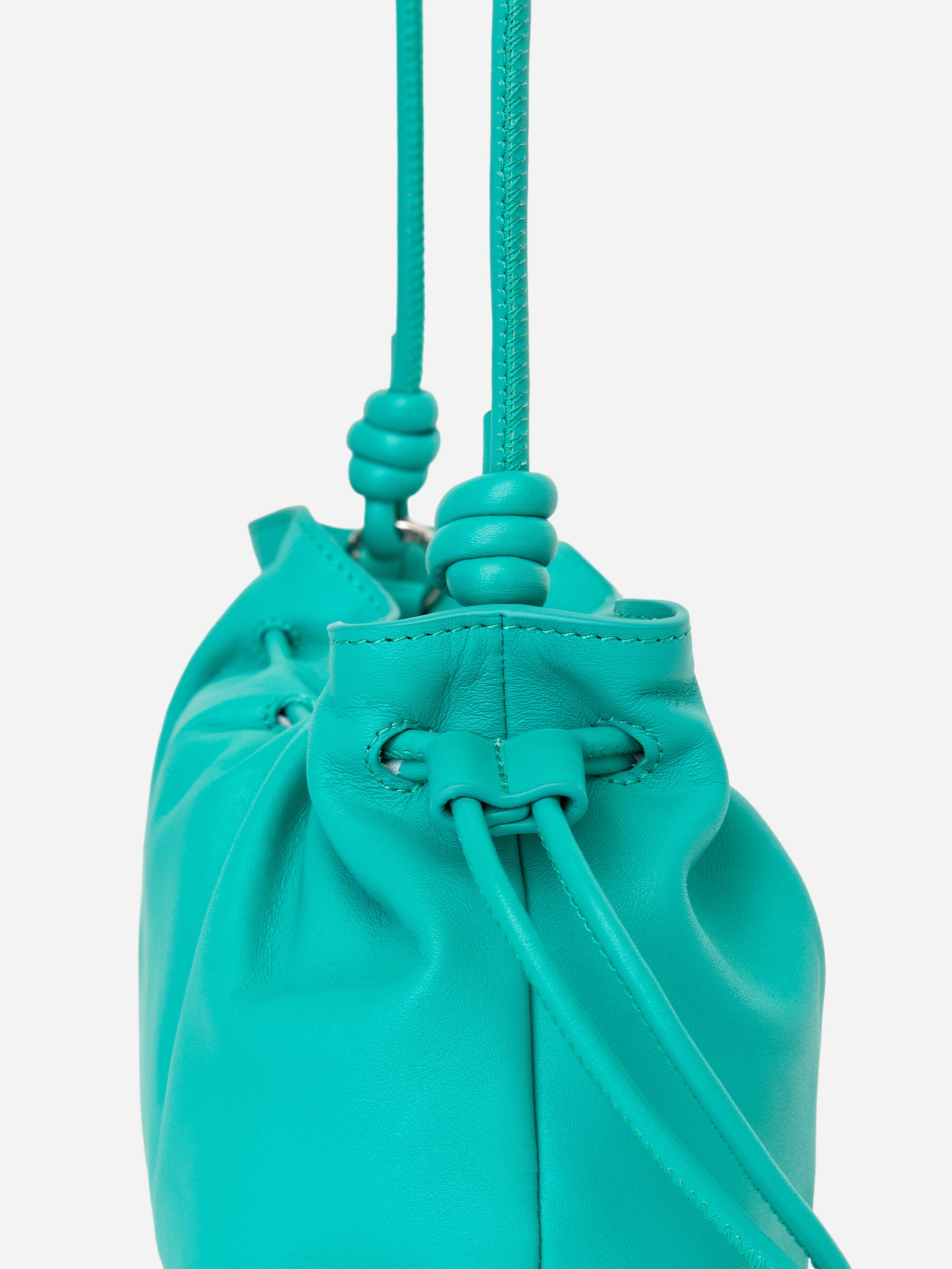 Mini Leather Pouch - Turquoise - Women - StillMedia/DescriptiveDetail - 3