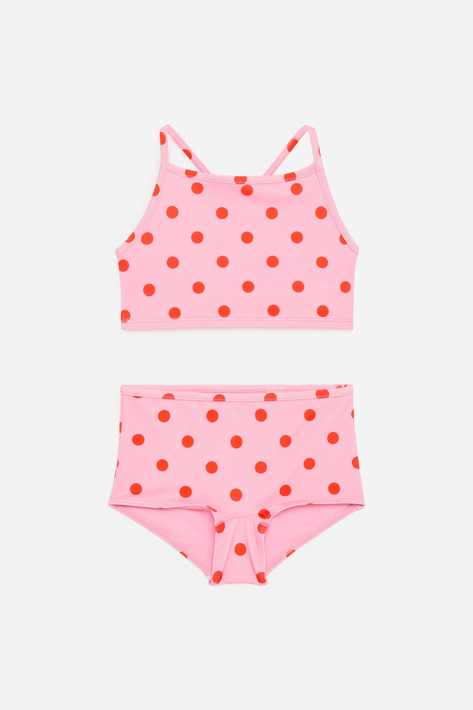 Prickig bikini - Rosa/röd - 1