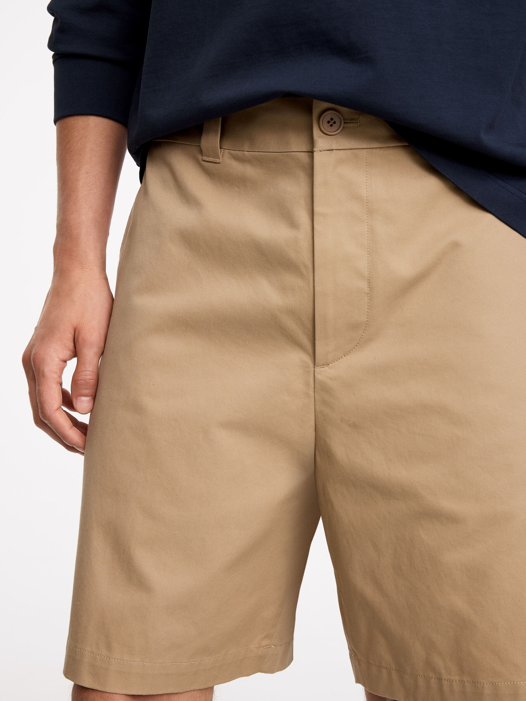 Lockere Twillshorts - Beige - Relaxed Fit - Herren - StillMedia/Lookbook - 3