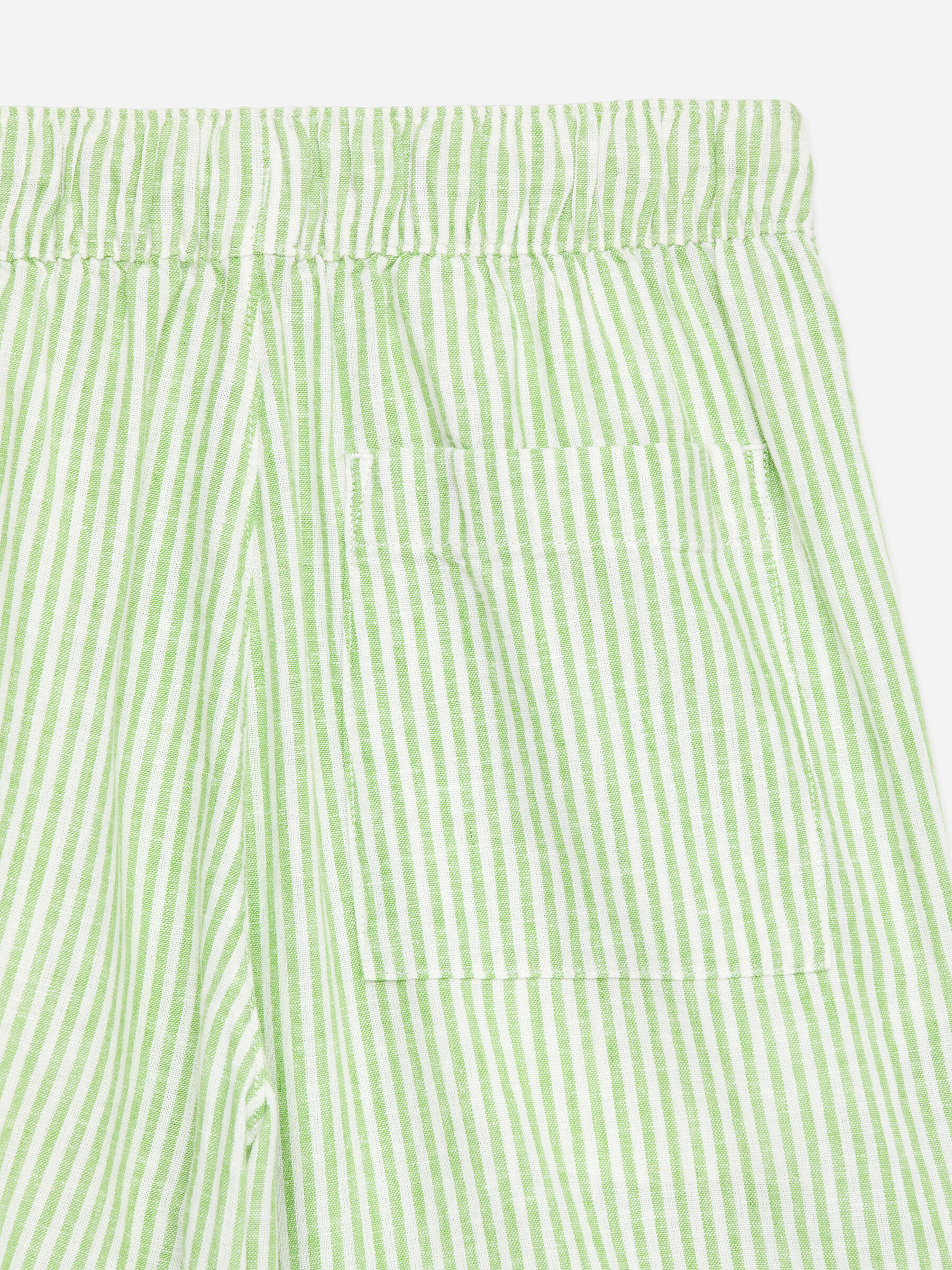 Linneshorts - Grön/vit - Regular fit - Children - StillMedia/DescriptiveDetail - 2