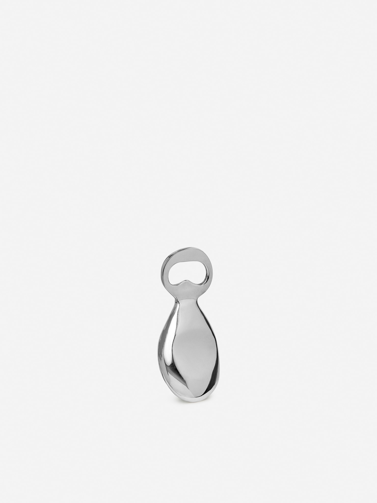 Flaschenöffner aus Messing - Silber