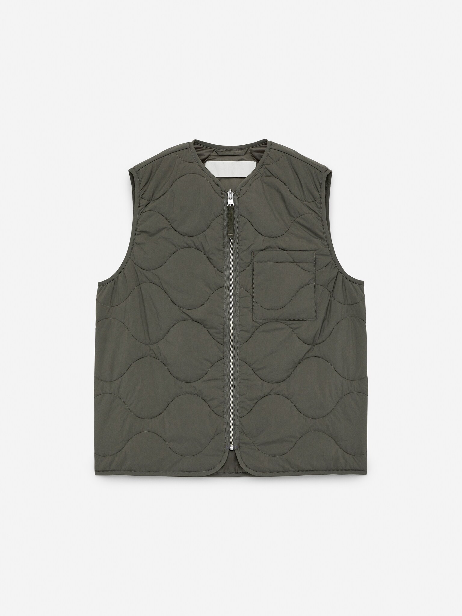 Gilet con imbottitura trapuntata 2-in-1 - Verde/Ruggine/Blu scuro/Verde kaki/Nero/Marrone rossastro/Blu