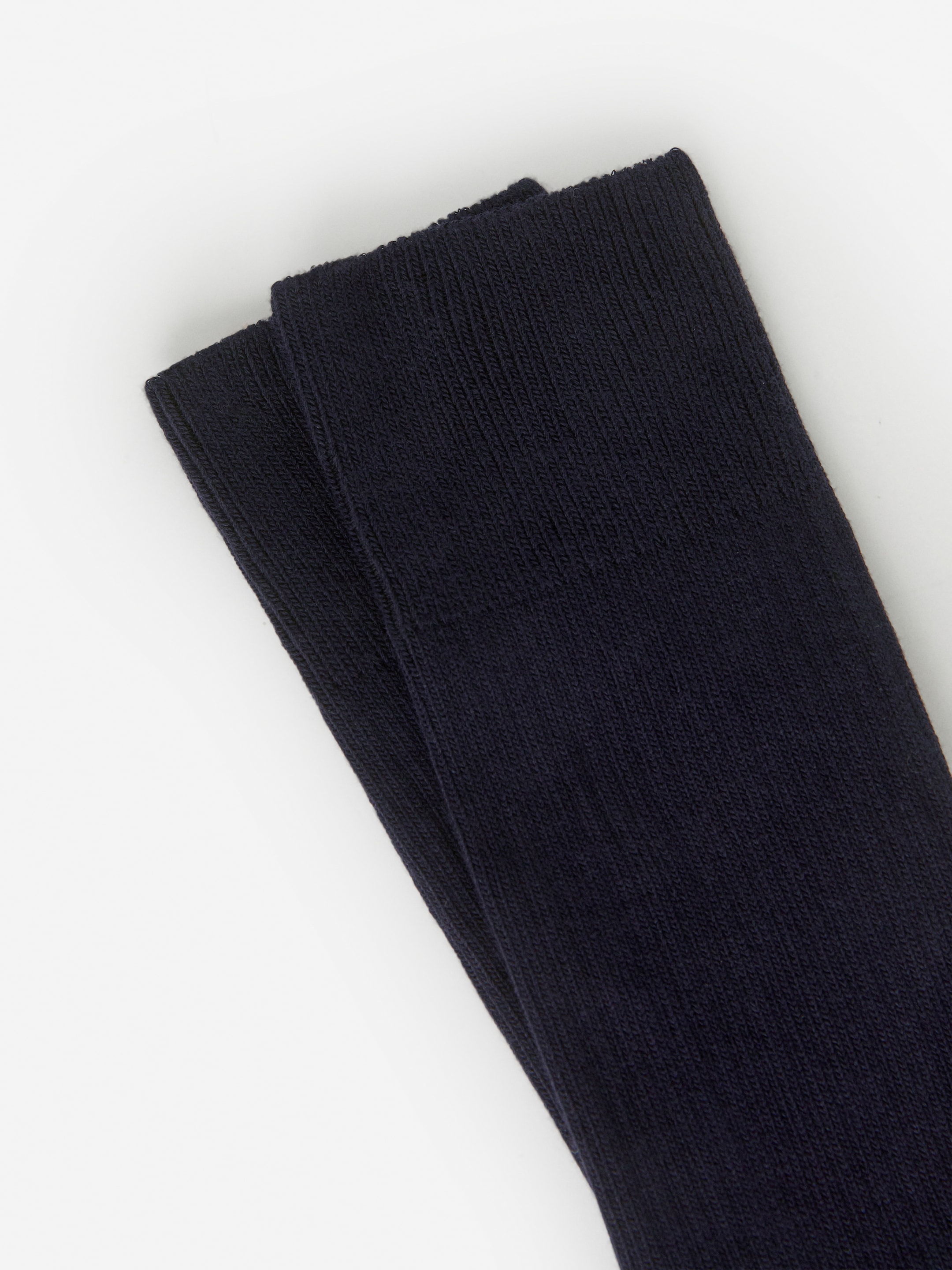 Grösseres Bild ansehen: Gerippte Socken aus Supima-Baumwolle - Dunkelblau - HERREN | H&M CH 2