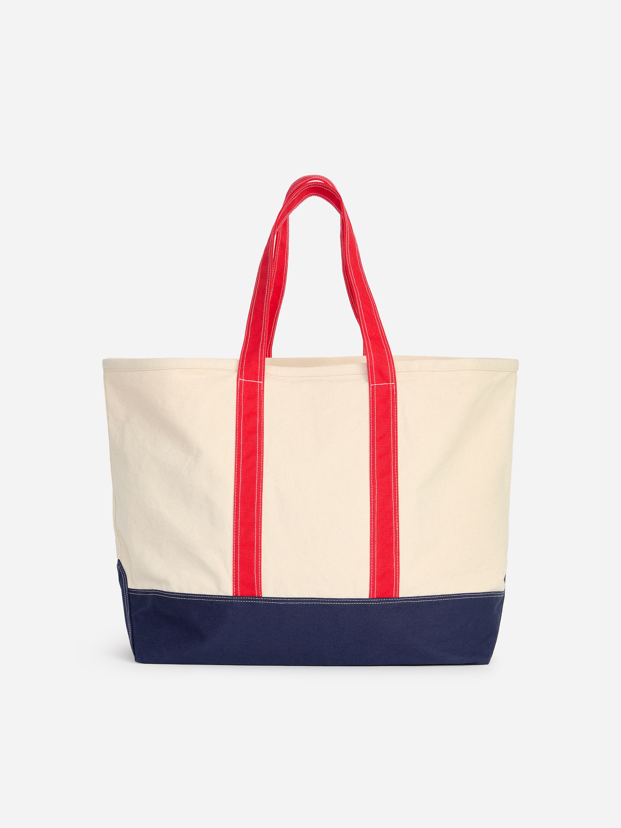 Large Canvas Tote Bag-Blue-19558