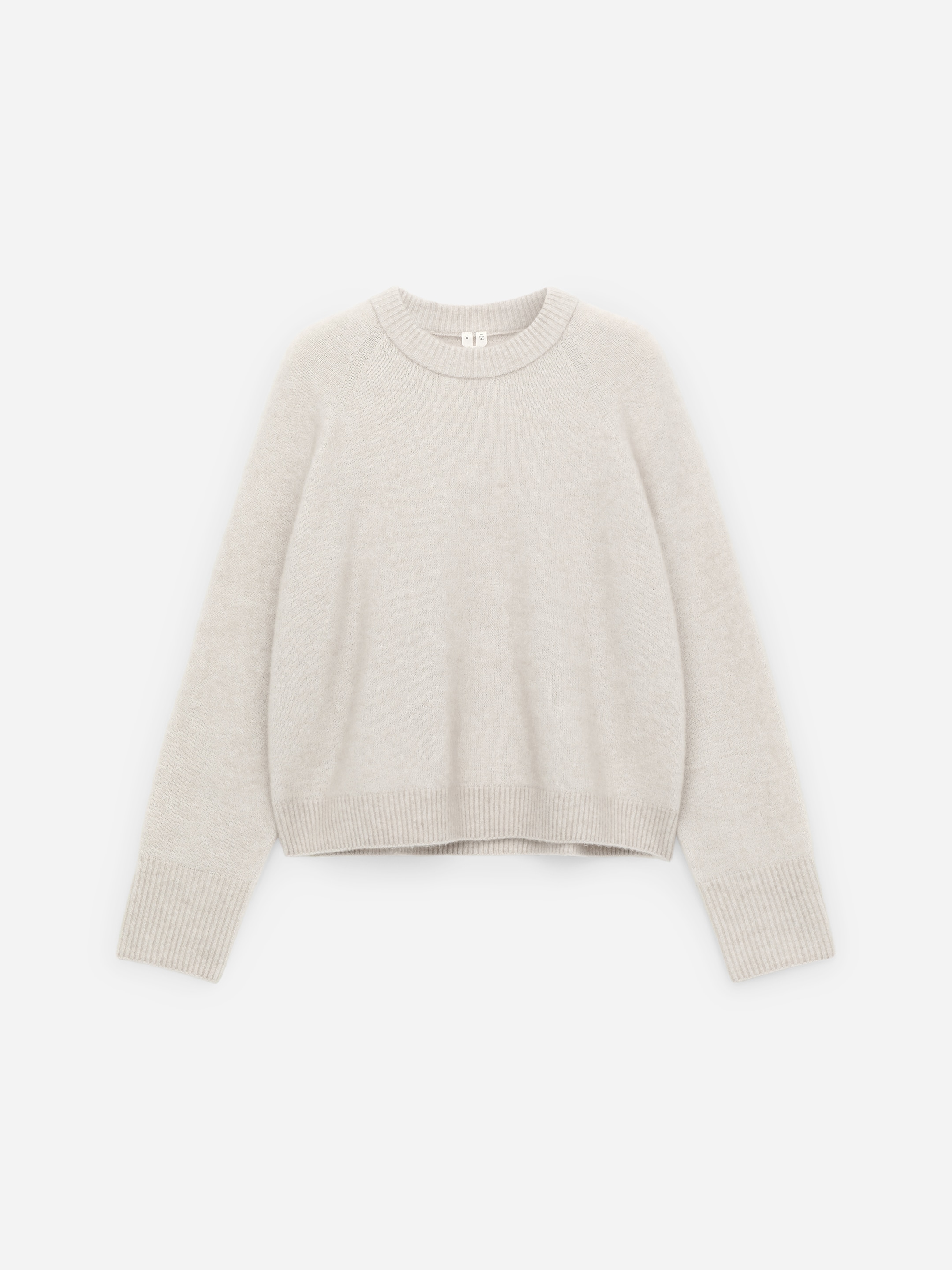 Grotere afbeelding bekijken: Trui van een alpacawolmix - Licht taupe - DAMES | H&M NL 1
