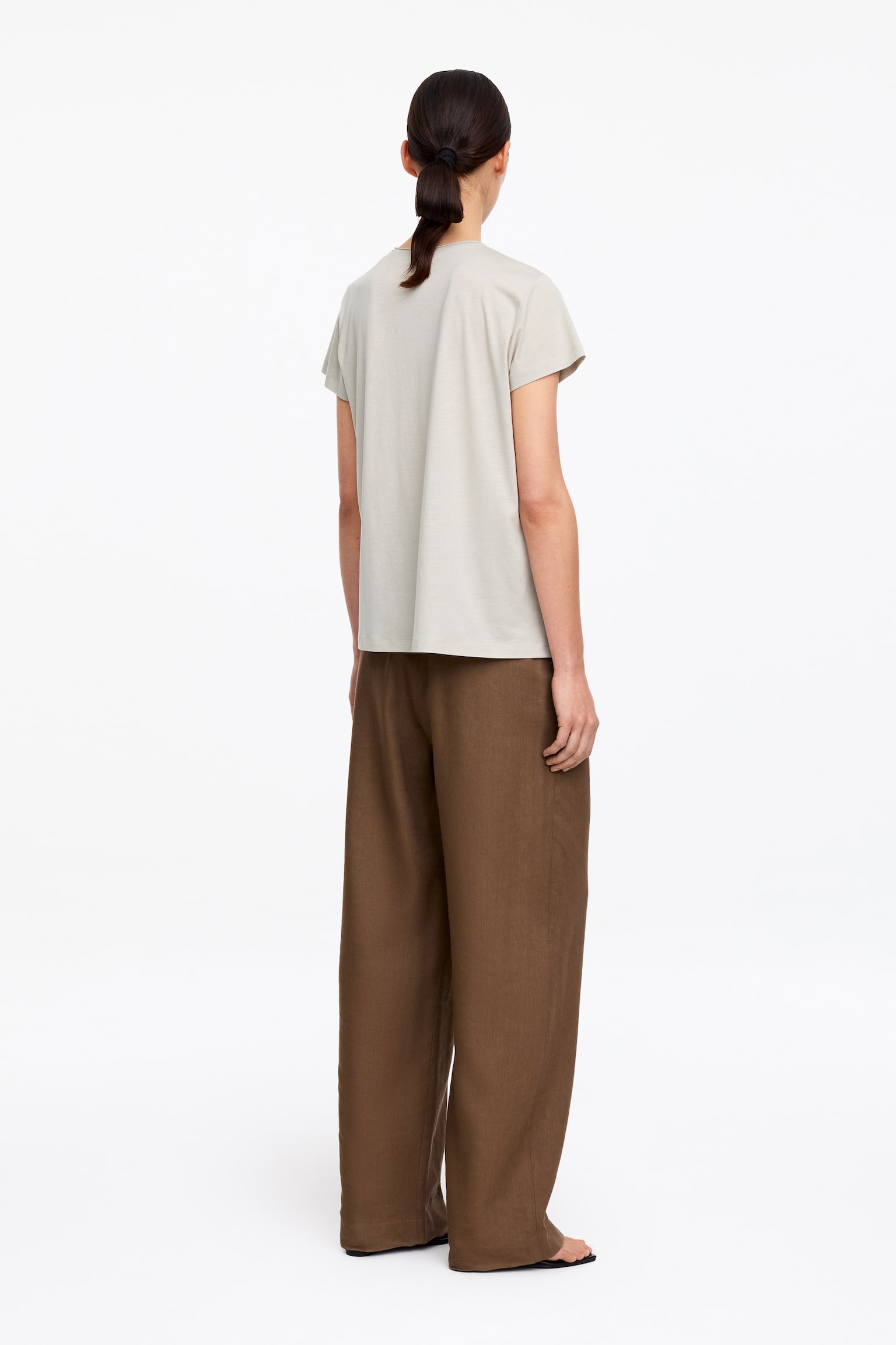 Camiseta de cuello redondo - Topo/Negro/Blanco - 5