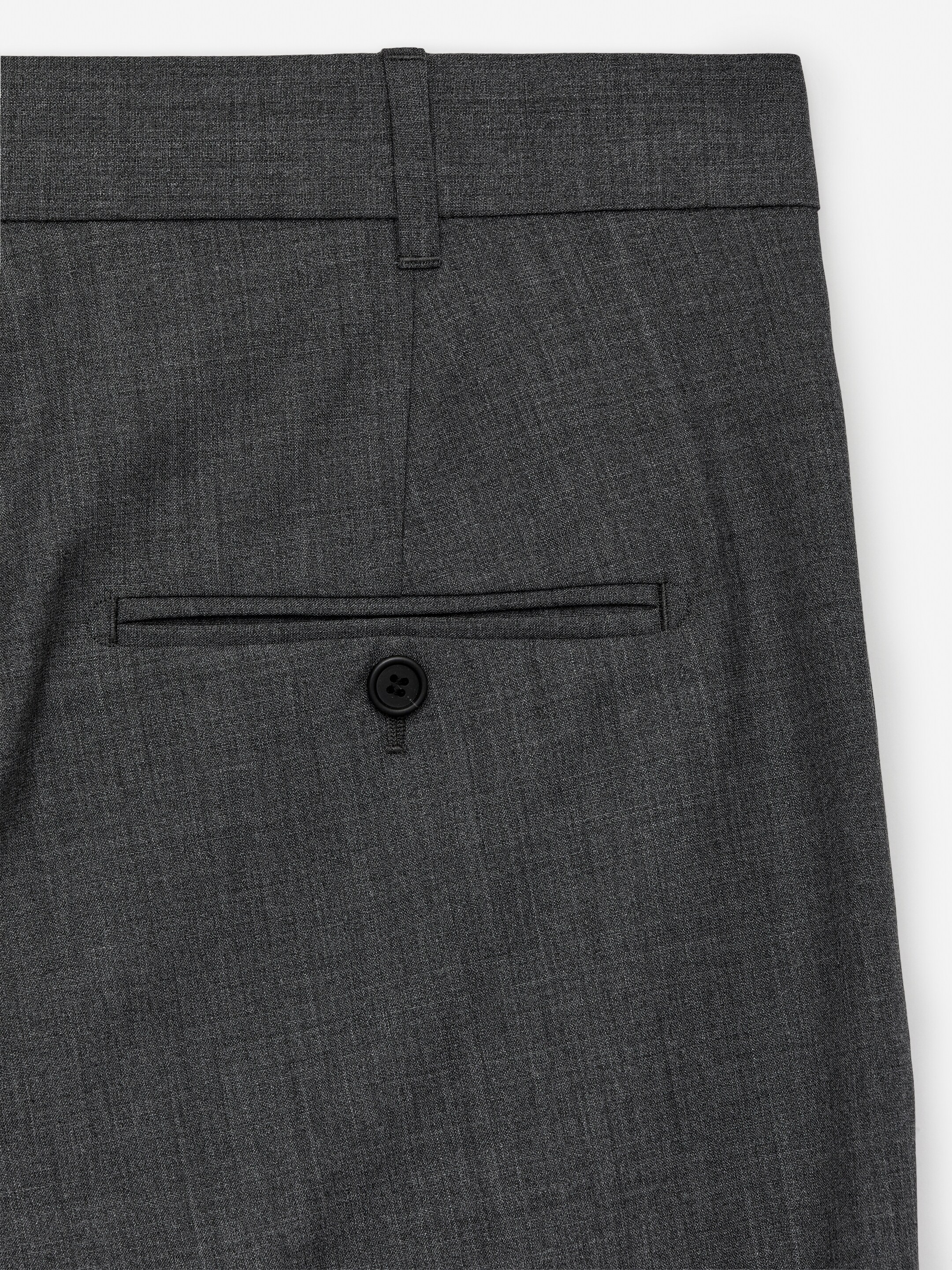 Ver imagen más grande: Pantalones de lana de vestir - Gris jaspeado - HOMBRE | H&M ES 2