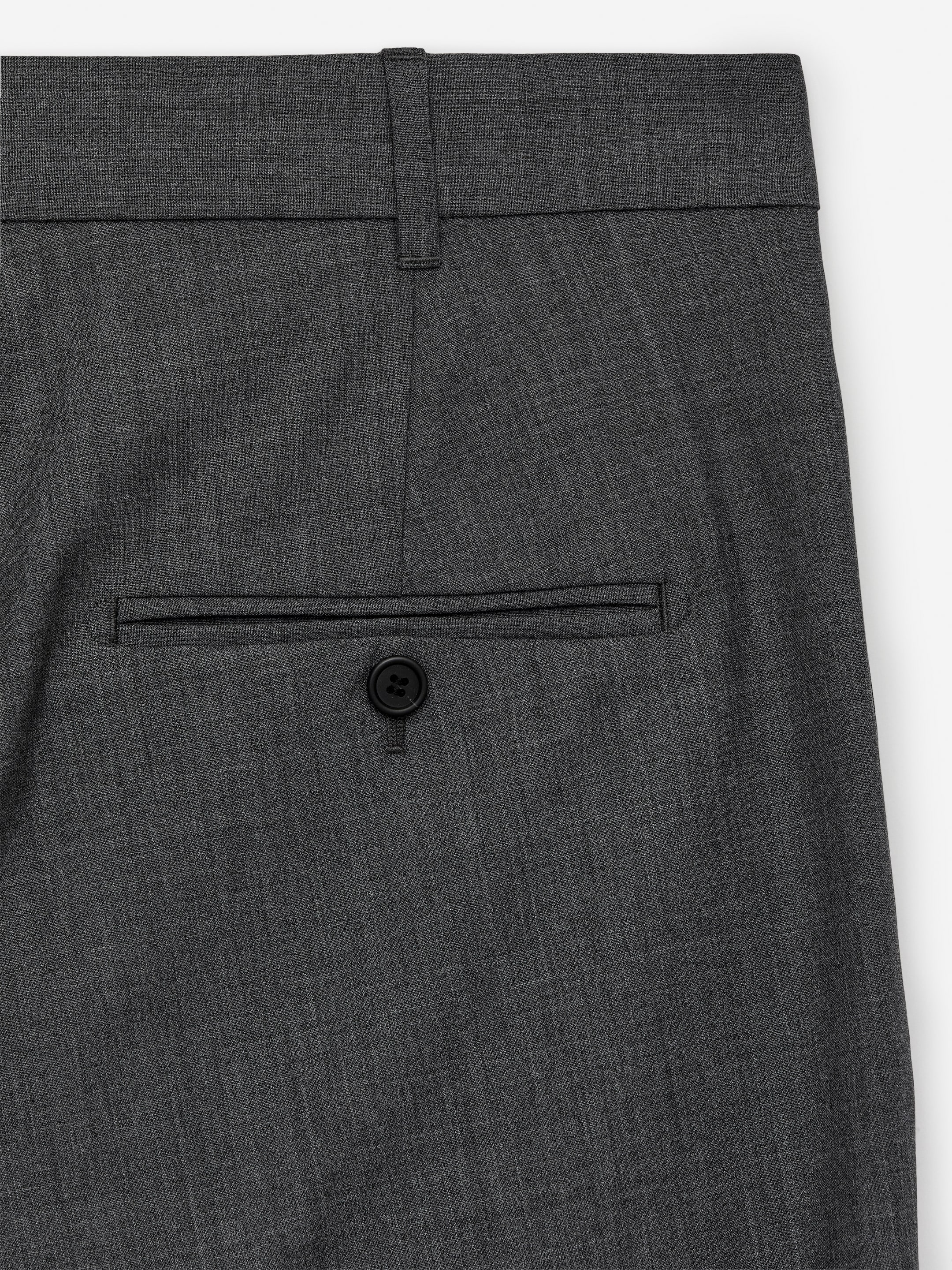 Nagyobb kép megtekintése: Elegáns gyapjúnadrág - Szürke melanzs - FÉRFI | H&M HU 2