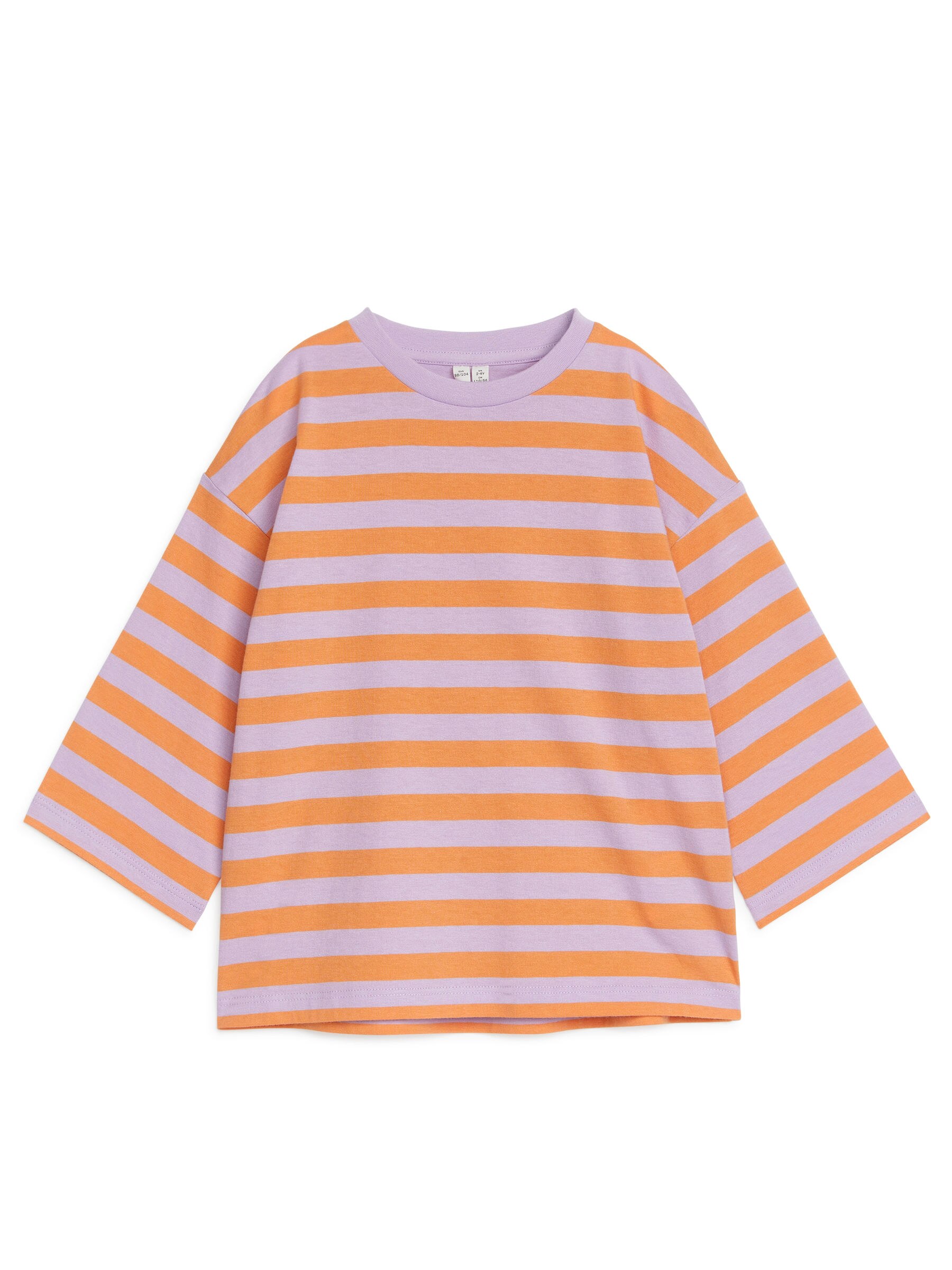 Oversize-T-Shirt mit langen Ärmeln - Korallenrot/Flieder - Oversize - Kinder - StillMedia/DescriptiveStillLife - 2