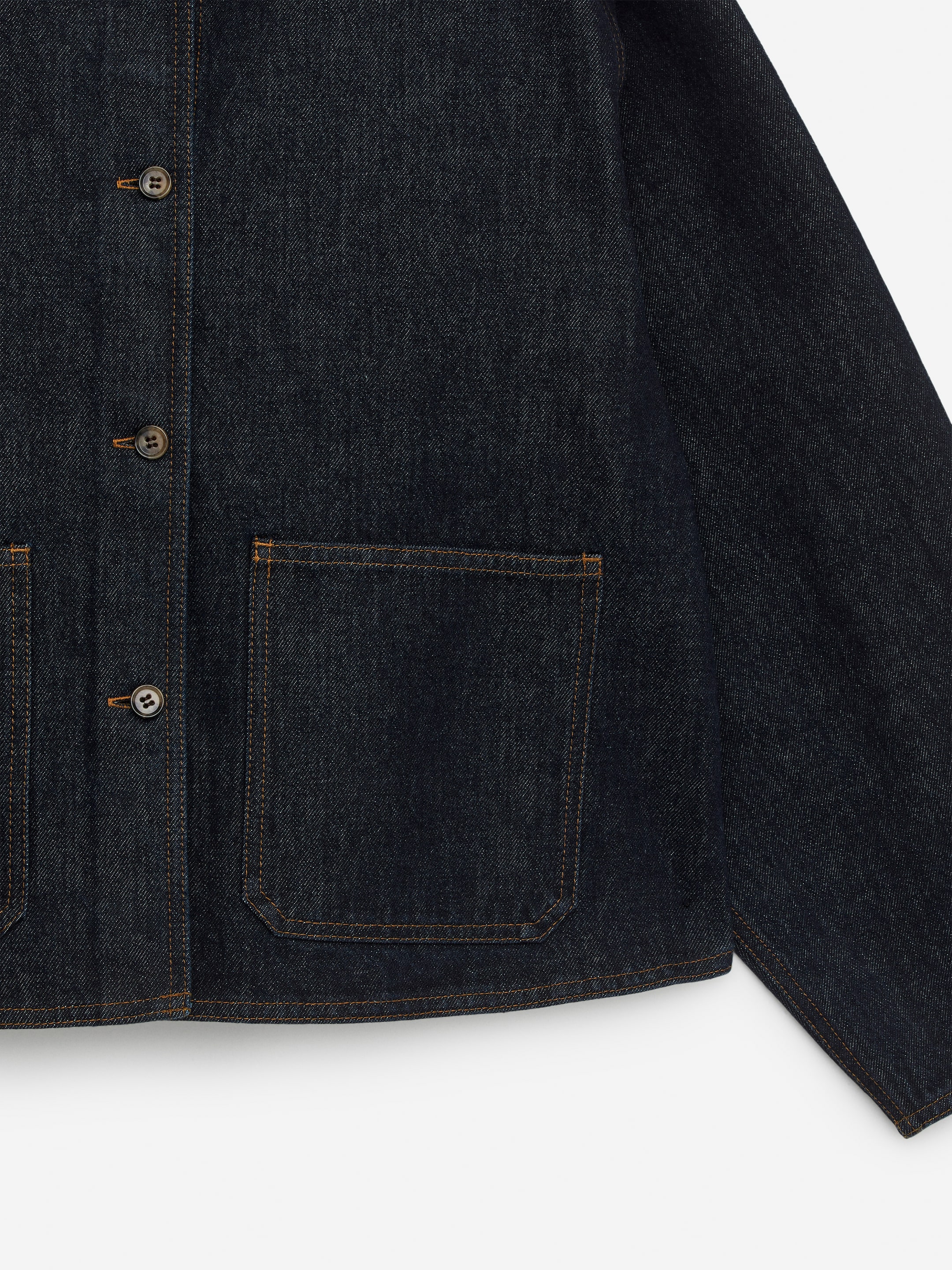 Overshirt in denim - Blu scuro - Regular fit - Women - StillMedia/DescriptiveDetail - 7