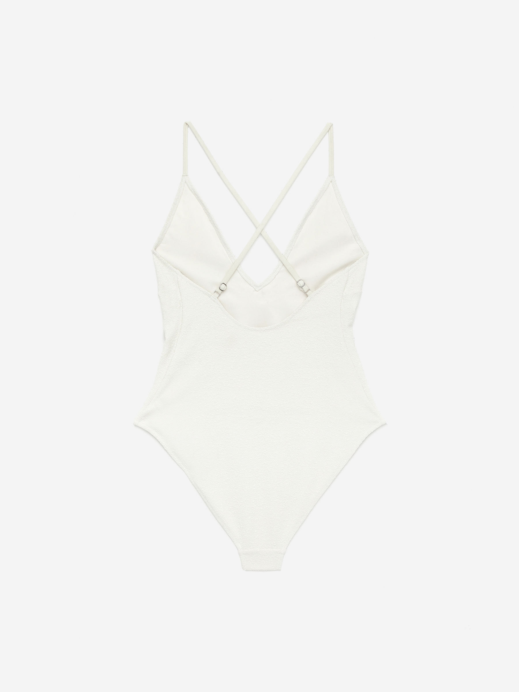 Structured Swimsuit - White - Women - StillMedia/DescriptiveStillLife - 2