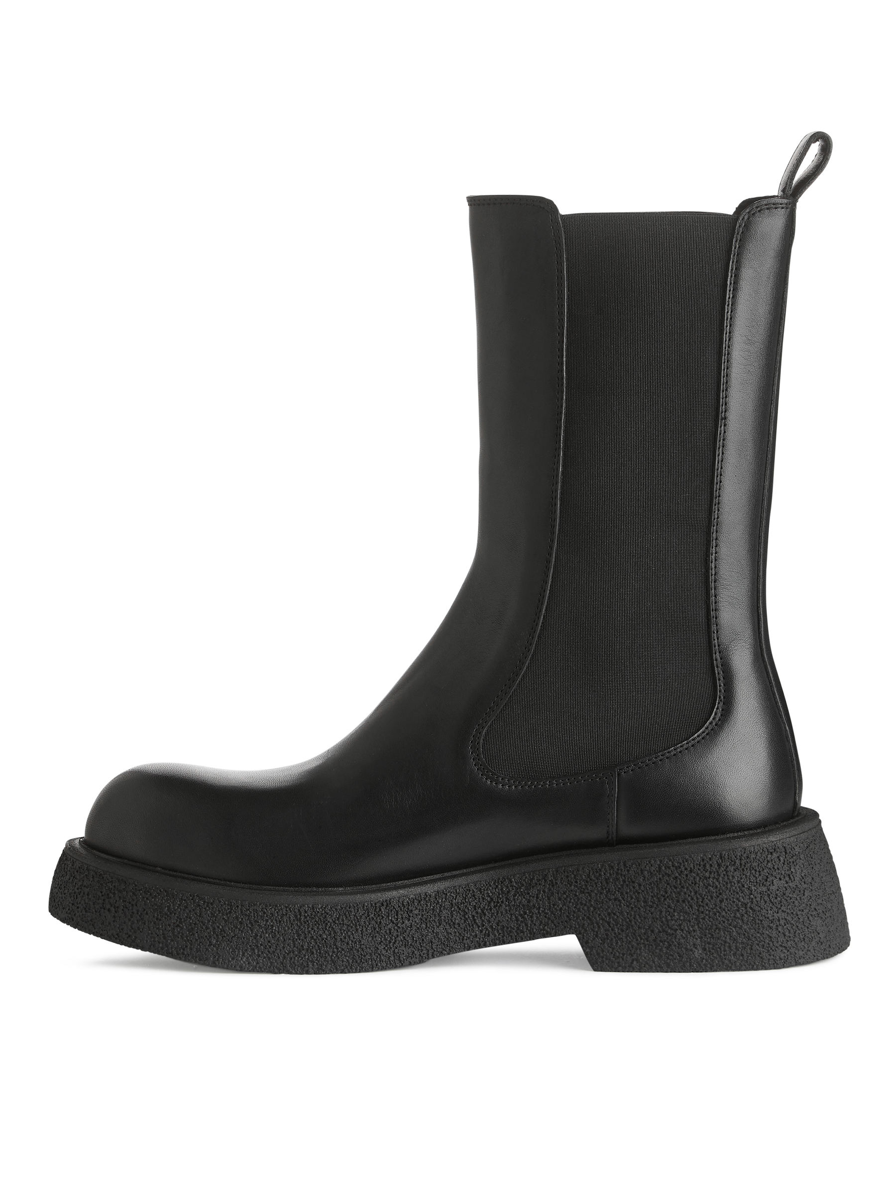 High-Shaft Chelsea Boots - Black - Women - StillMedia/DescriptiveStillLife - 1