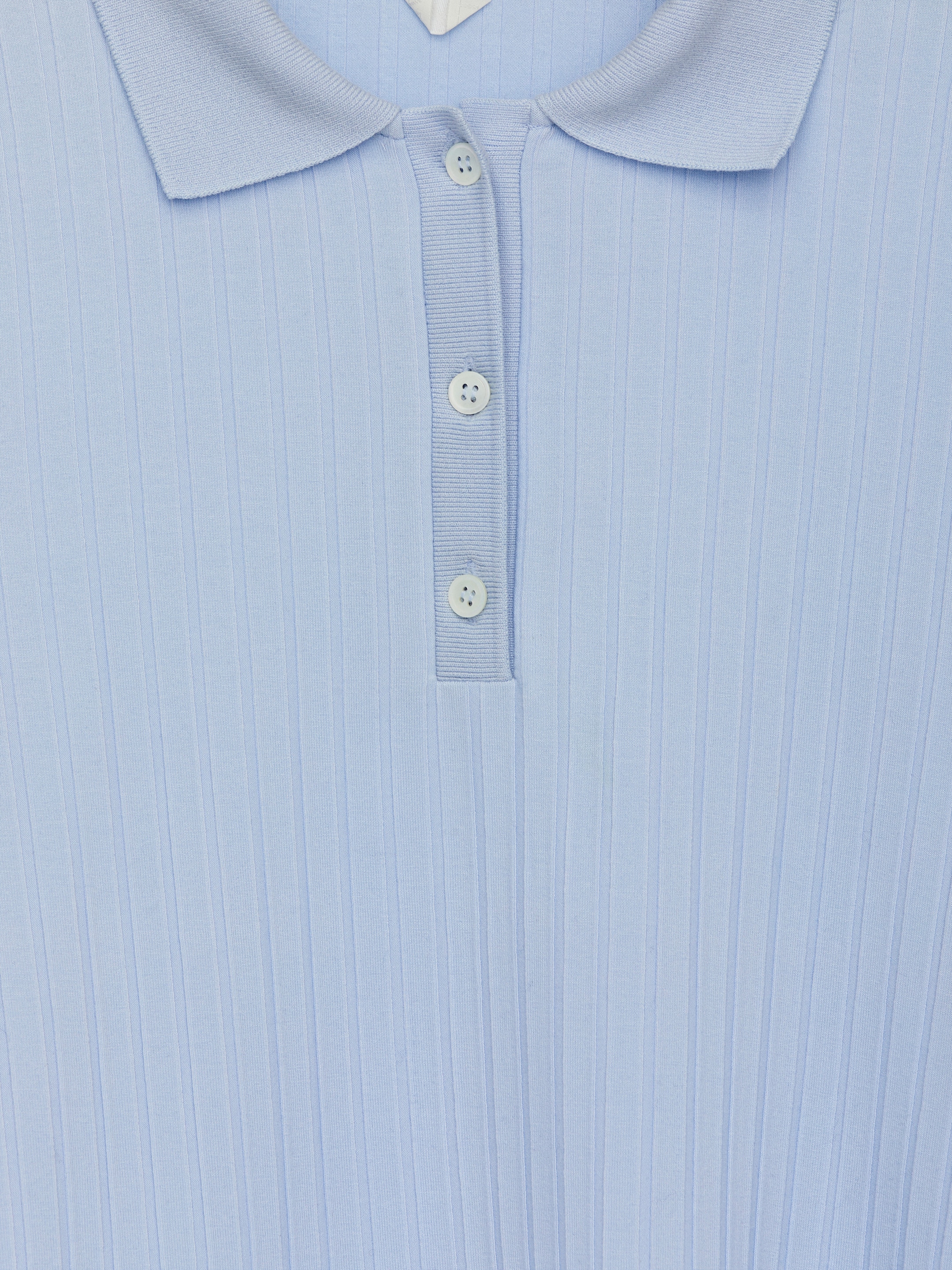 Zobrazit větší obrázek: Žebrované polotričko - Light Blue - ŽENY | H&M CZ 2