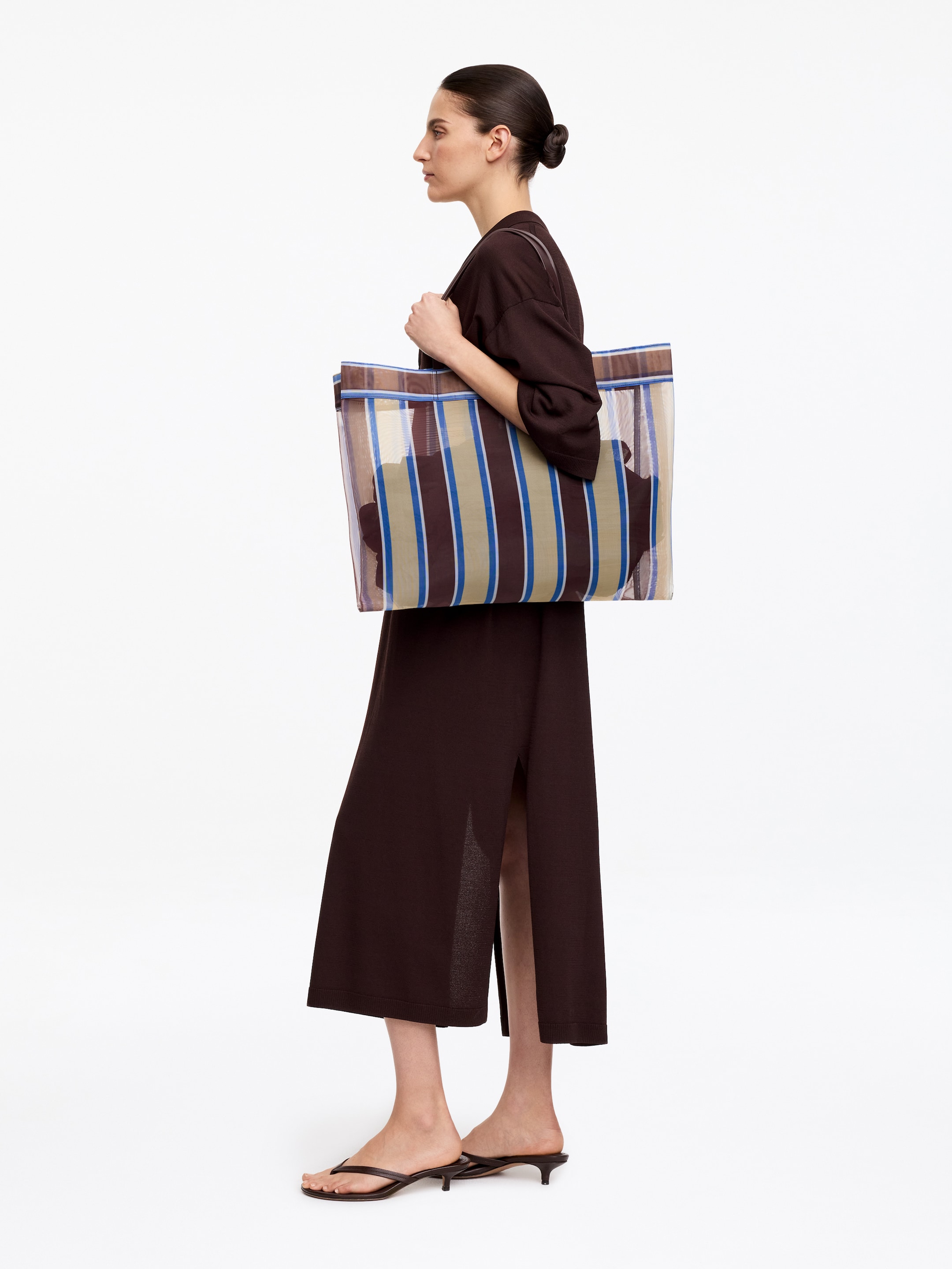 Bolso tote de malla - Amarillo - Women - StillMedia/Lookbook - 2