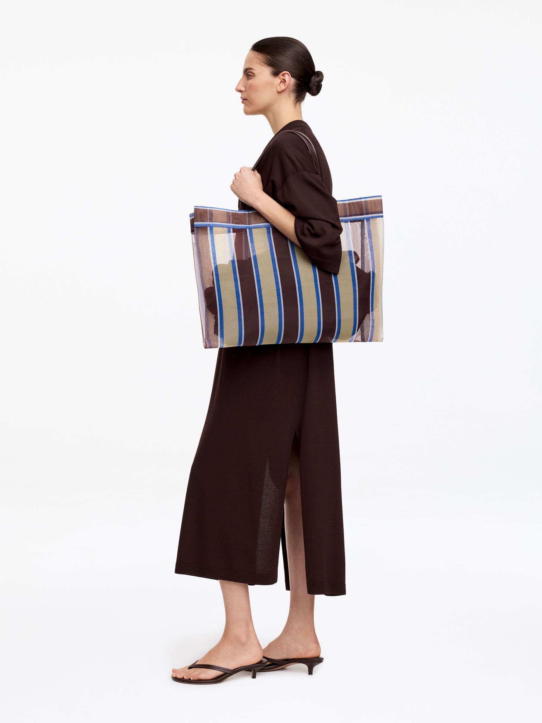 Bolso tote de malla - Amarillo - Women - StillMedia/Lookbook - 2
