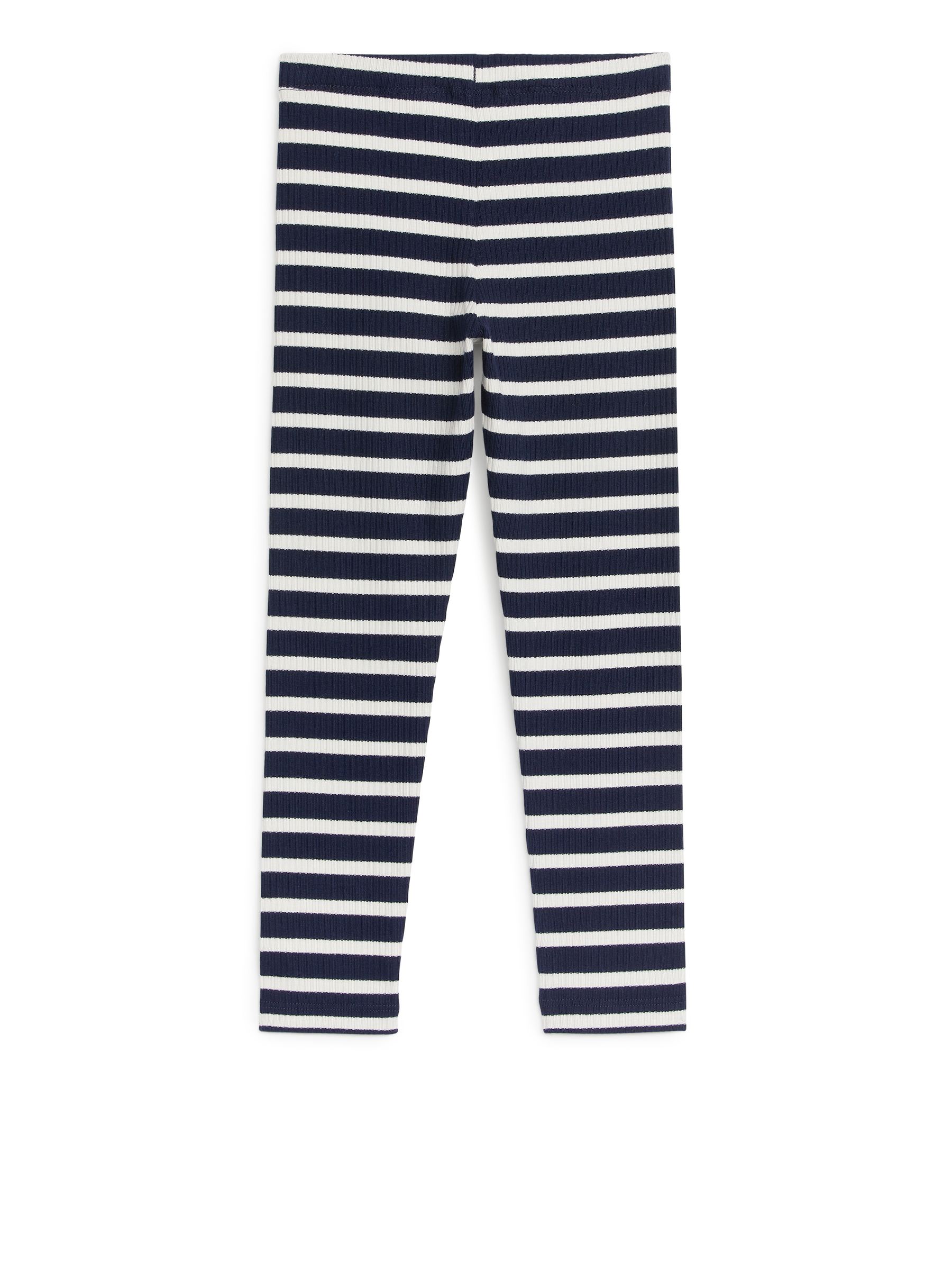 Gerippte Leggings - Dunkelblau/Off-White - Slim Fit - Kinder - StillMedia/DescriptiveStillLife - 1