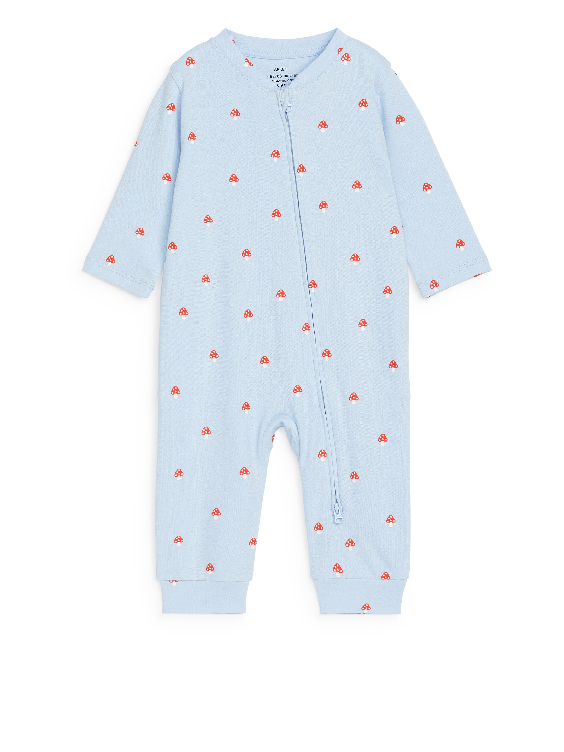 Grösseres Bild ansehen: Schlafstrampler - Hellblau/Pilze - KINDER | H&M CH 1