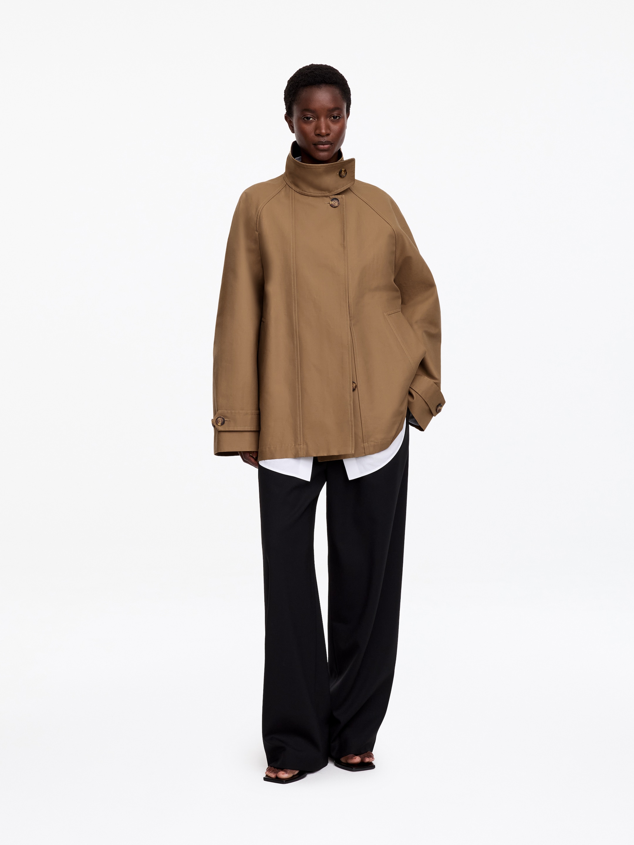 Corduroy-Collar Jacket-Brown-17918