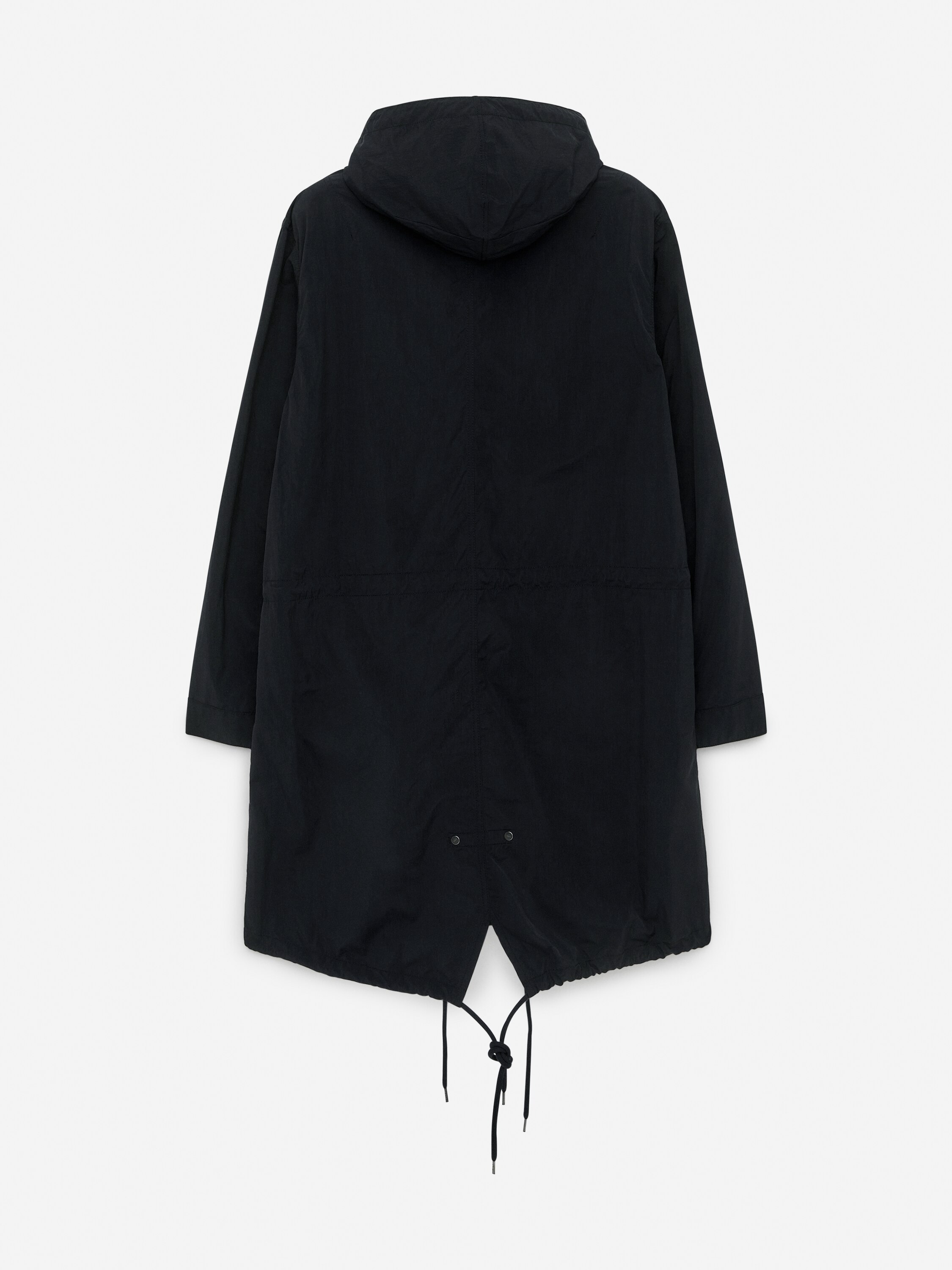 2-in-1 Fishtail Parka – Dark Blue – Men – ARKET GB