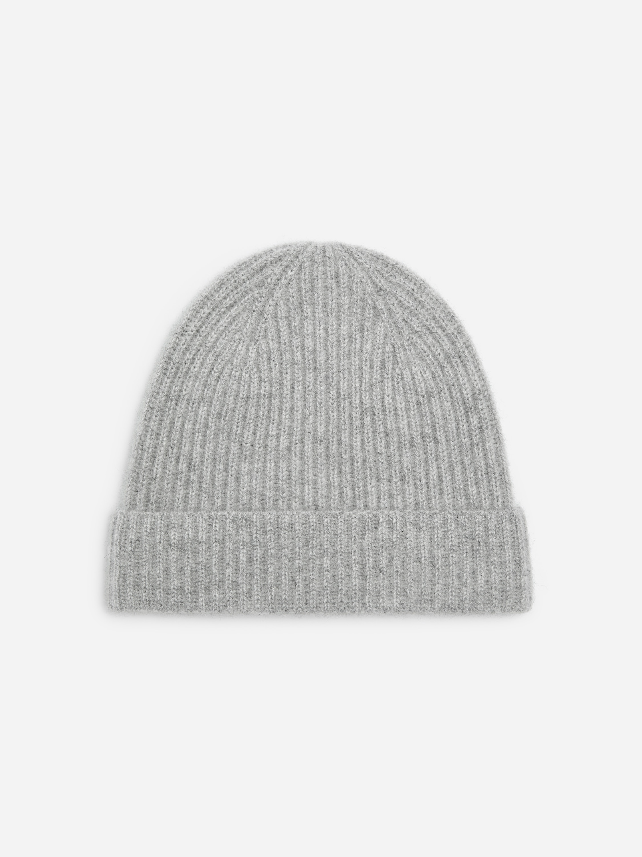 Berretto in cashmere e lana - Grigio/Blu scuro