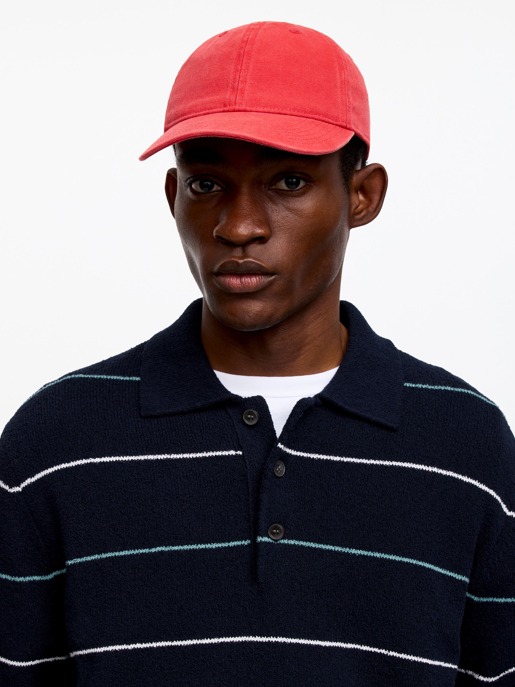Washed Cotton Canvas Cap - Red - Men - StillMedia/Lookbook - 4
