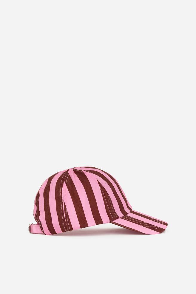 Casquette en coton lavé - Rouge/Rose/Bleu foncé/Rouge vif/Vert/Bleu/Mauve - 1