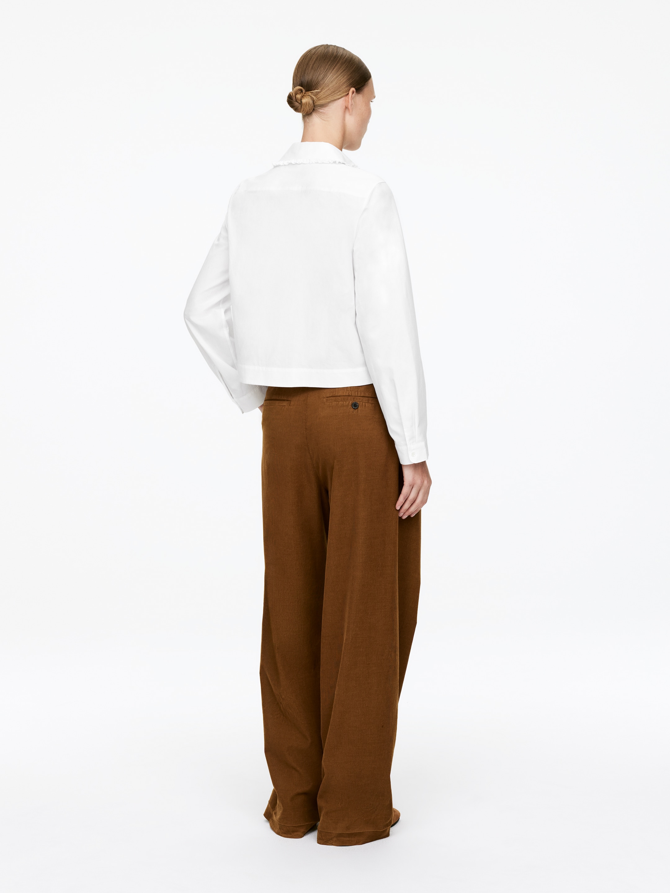 Zobacz większy obraz: Bluzka z falbankami - Biały - ONA | H&M PL 3