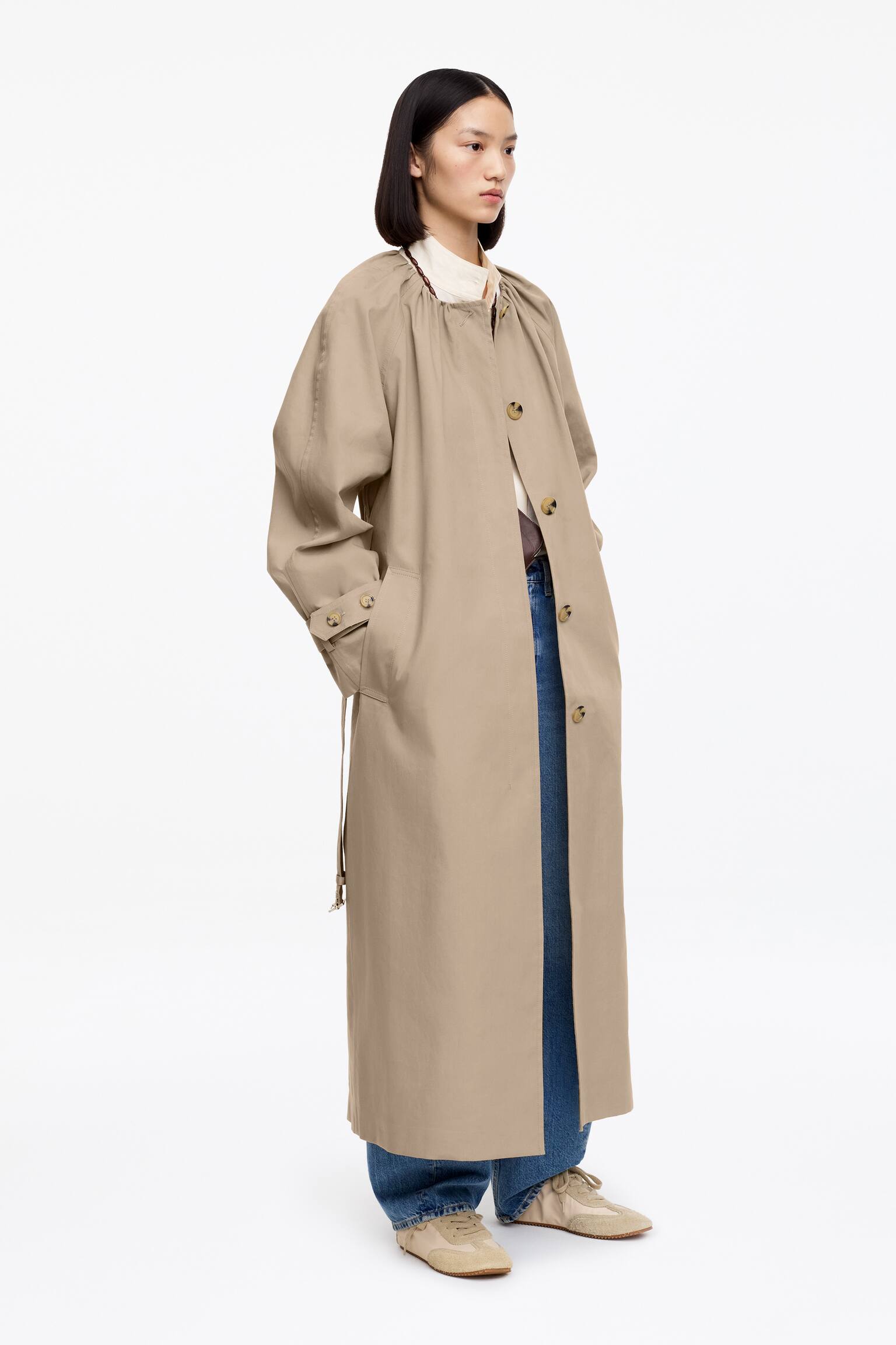 Cappotto in cotone - Beige - 6