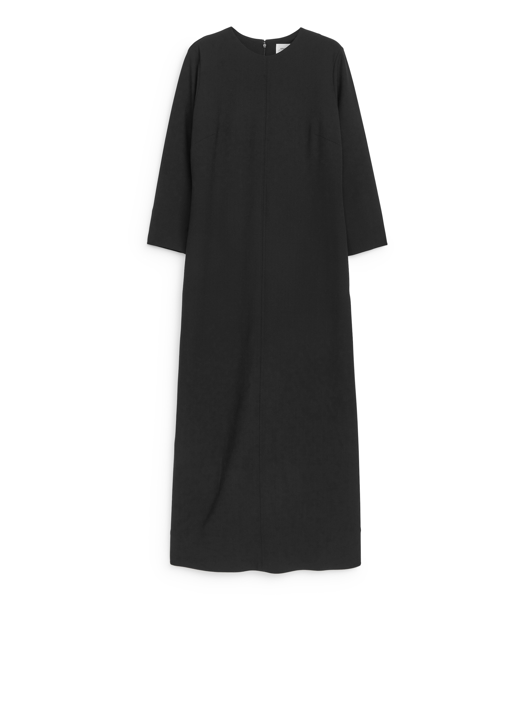 Penny Martin and ARKET Maxi Wool Dress - Black - Loose fit - Women - StillMedia/DescriptiveStillLife - 1