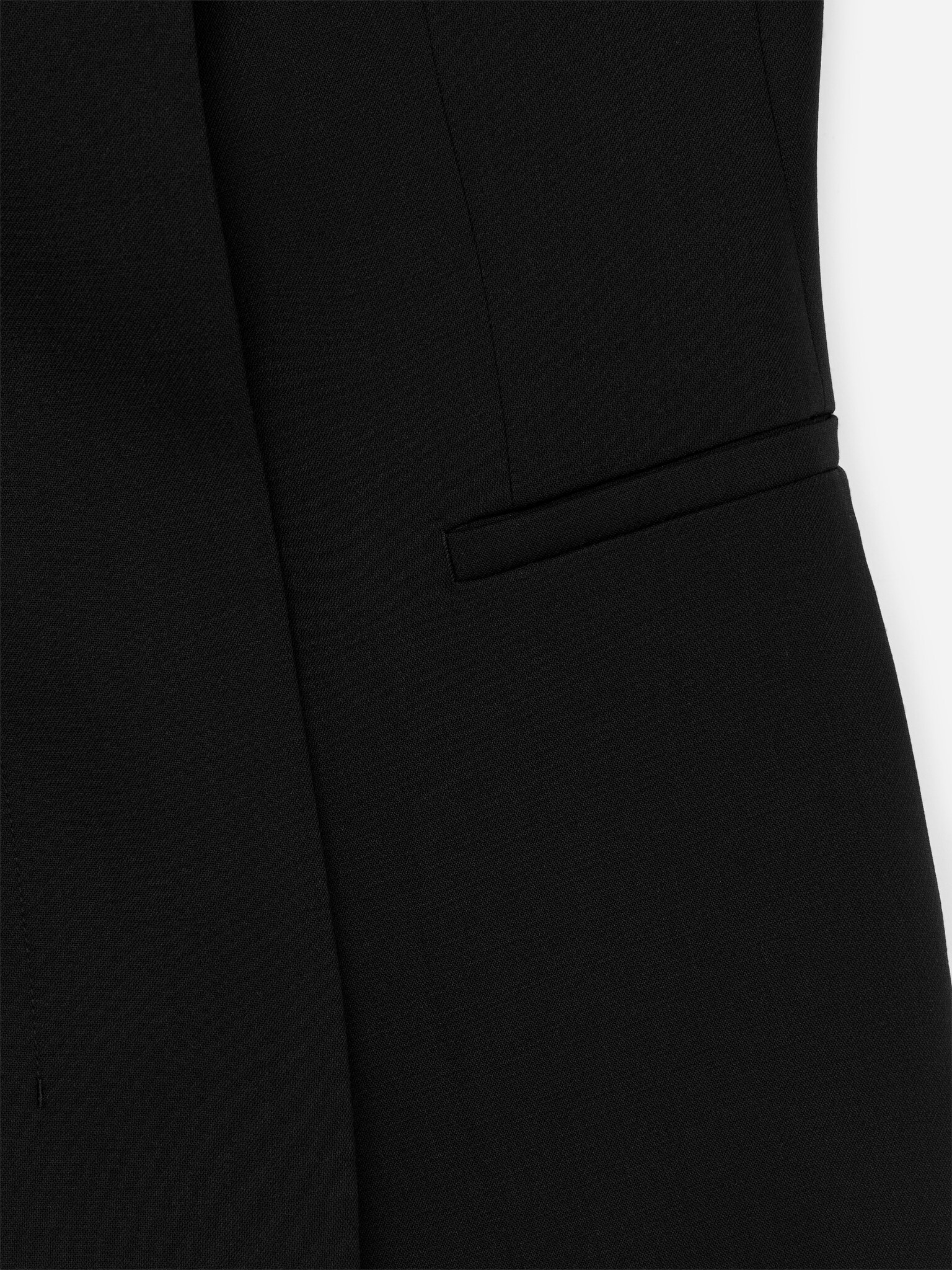 Blazer à col ouvert - Noir/Beige - 5