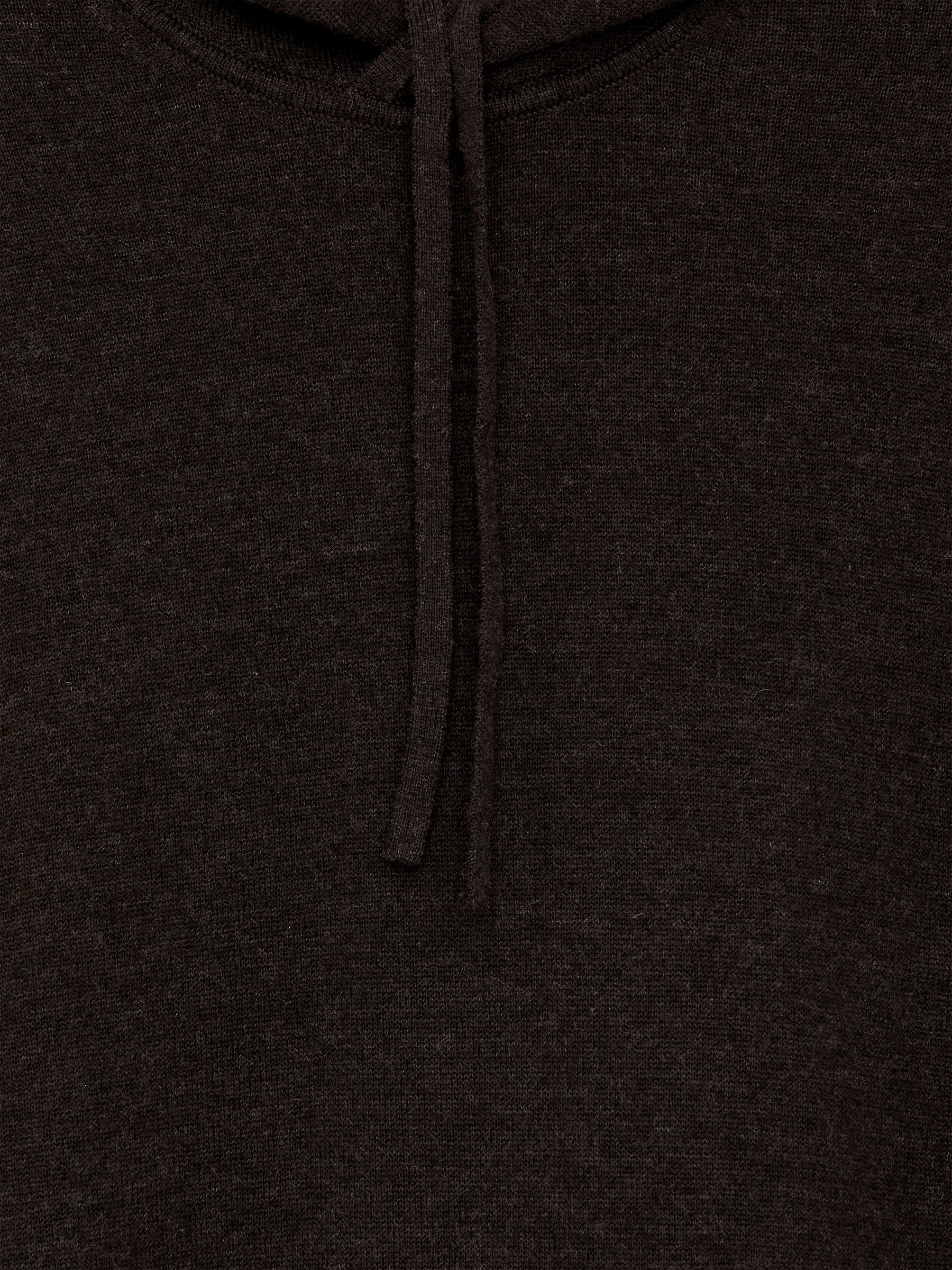 Sweat à capuche en laine et cachemire - Marron foncé - Loose fit - Homme - StillMedia/DescriptiveDetail - 2