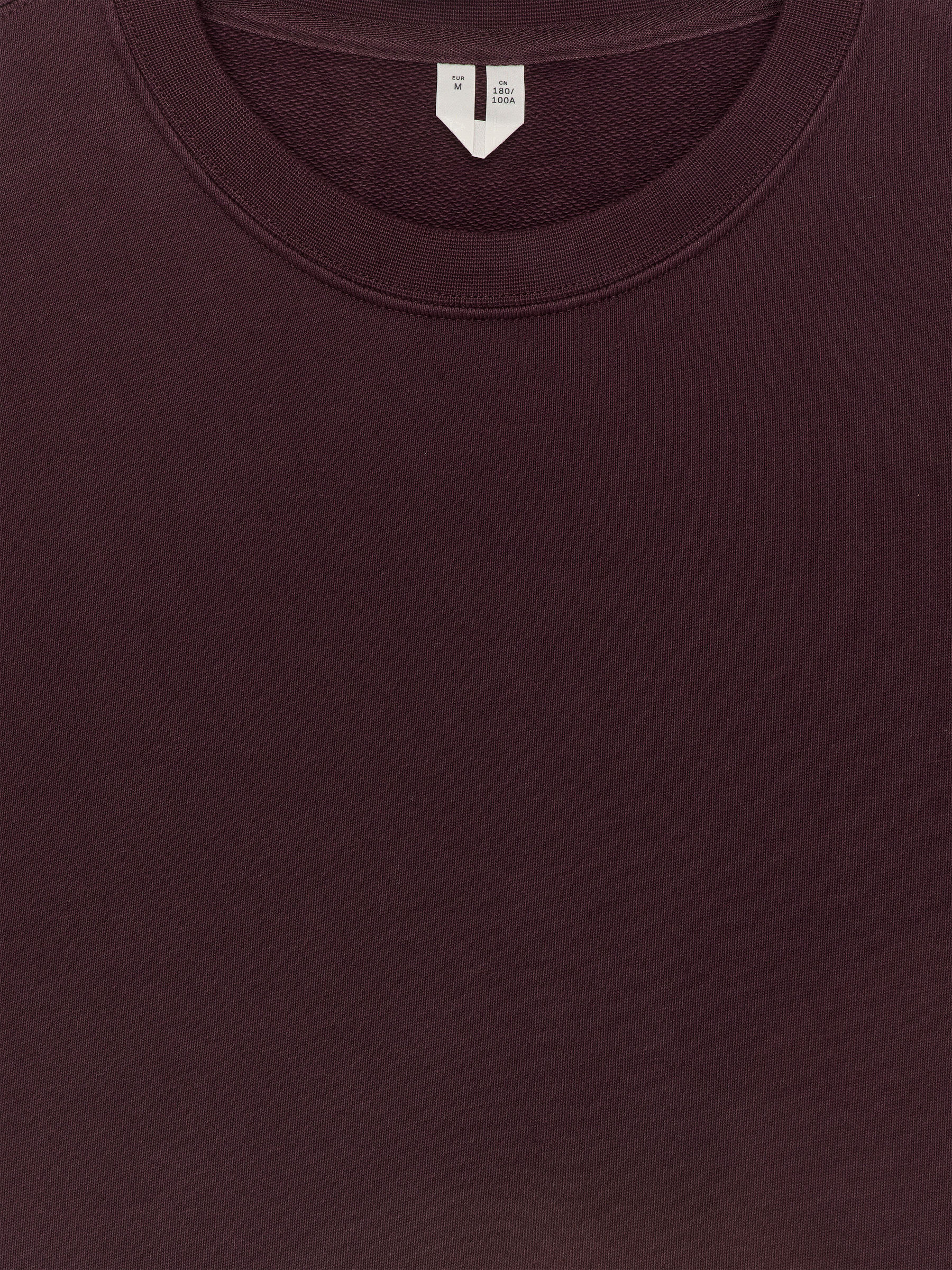 Mid-Weight Sweatshirt - Burgundy - Regular fit - Men - StillMedia/DescriptiveDetail - 1