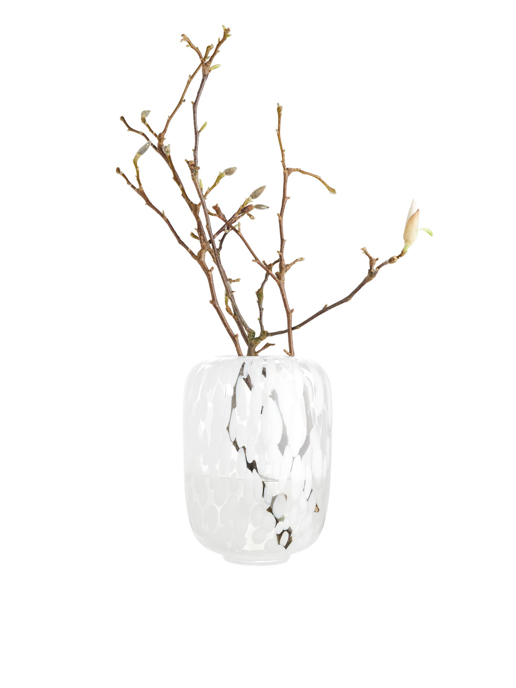 Vaso fantasia da 26 cm - Clear Glass/White - Homeware - StillMedia/DescriptiveStillLife - 4