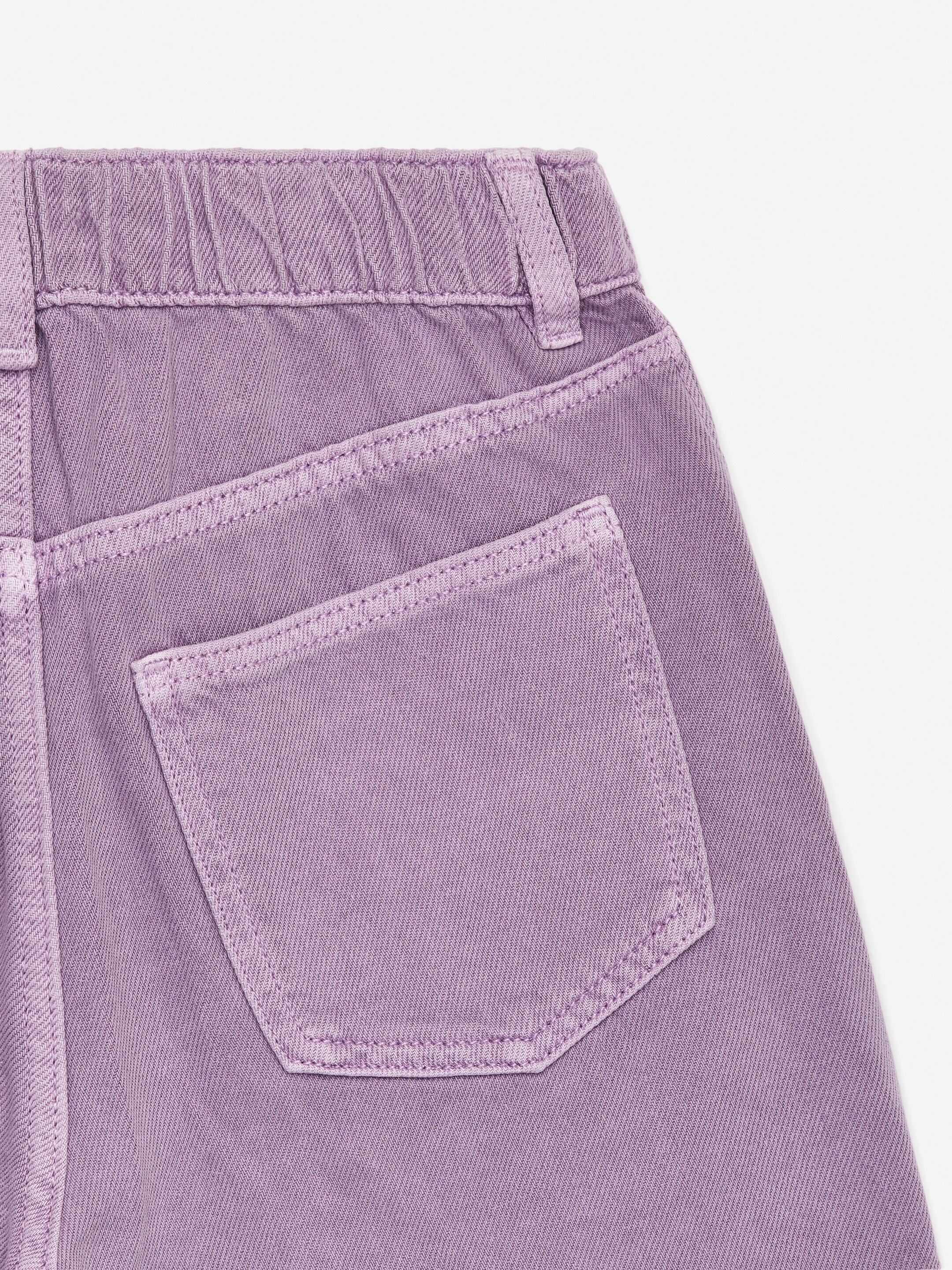 Zobraziť väčší obrázok: Vyšívané denimové šortky - Fialová - DETI | H&M SK 3